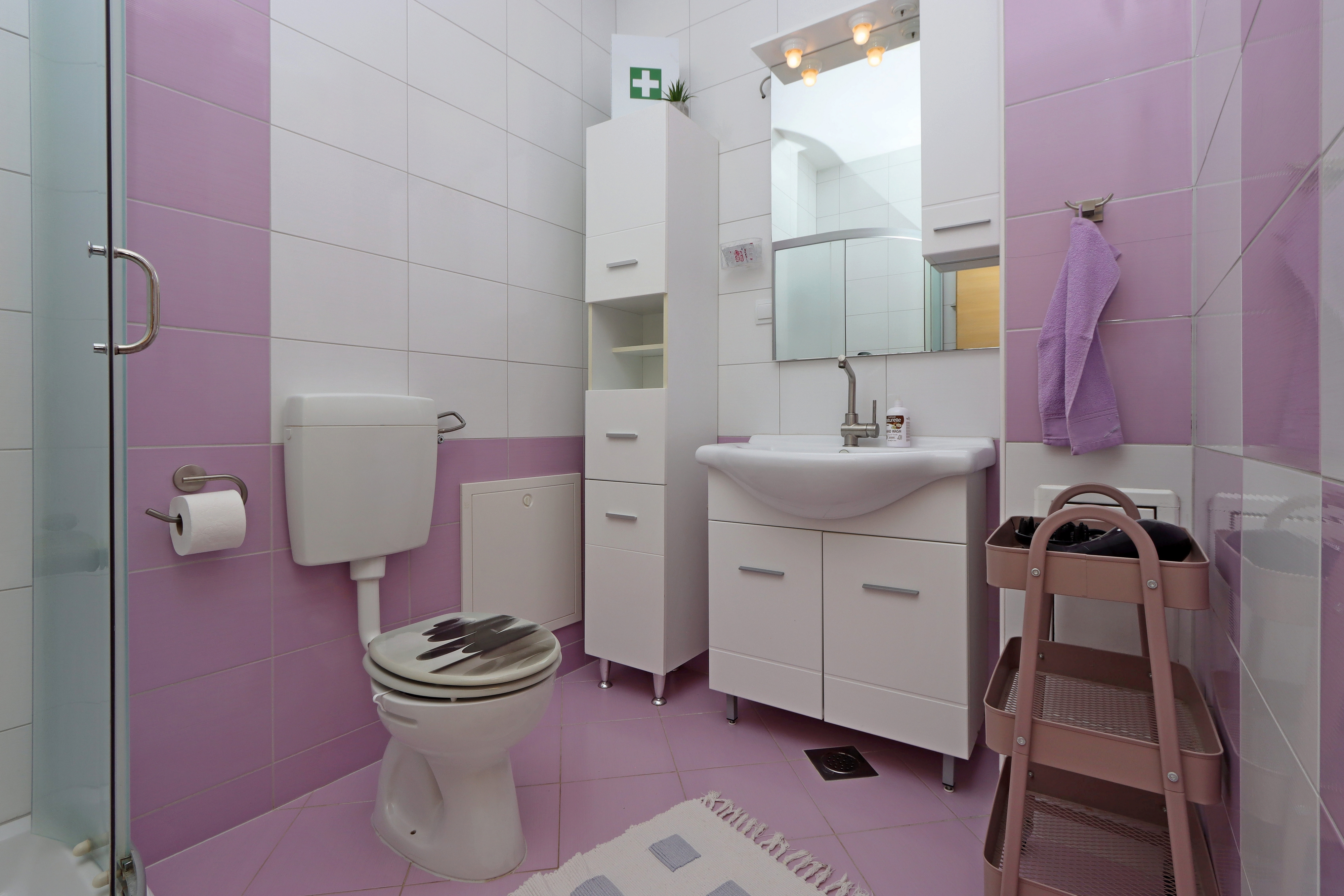 Two bedroom apartment with terrace and sea view Lun, Pag  A-a