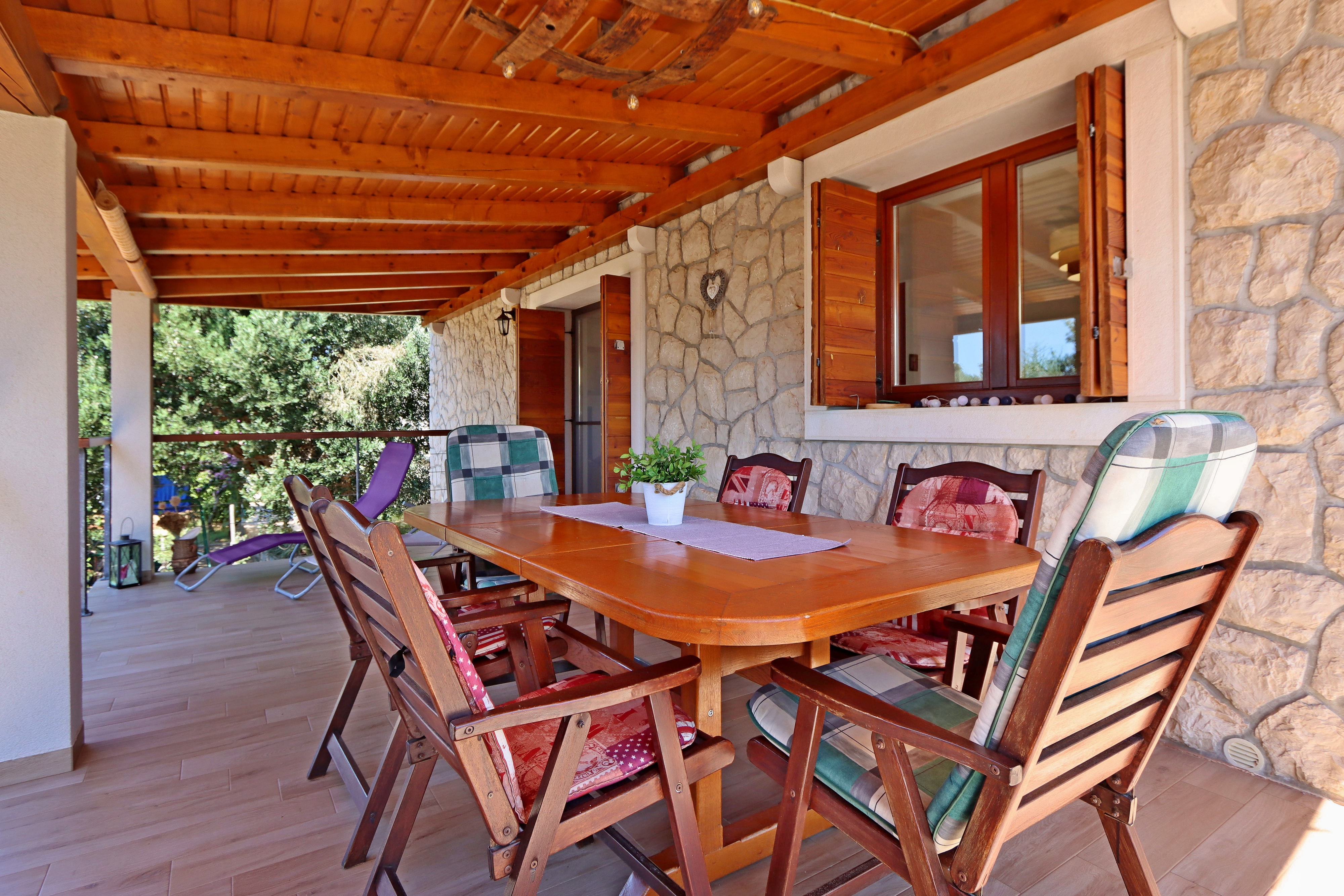 Two bedroom apartment with terrace and sea view Lun, Pag  A-a