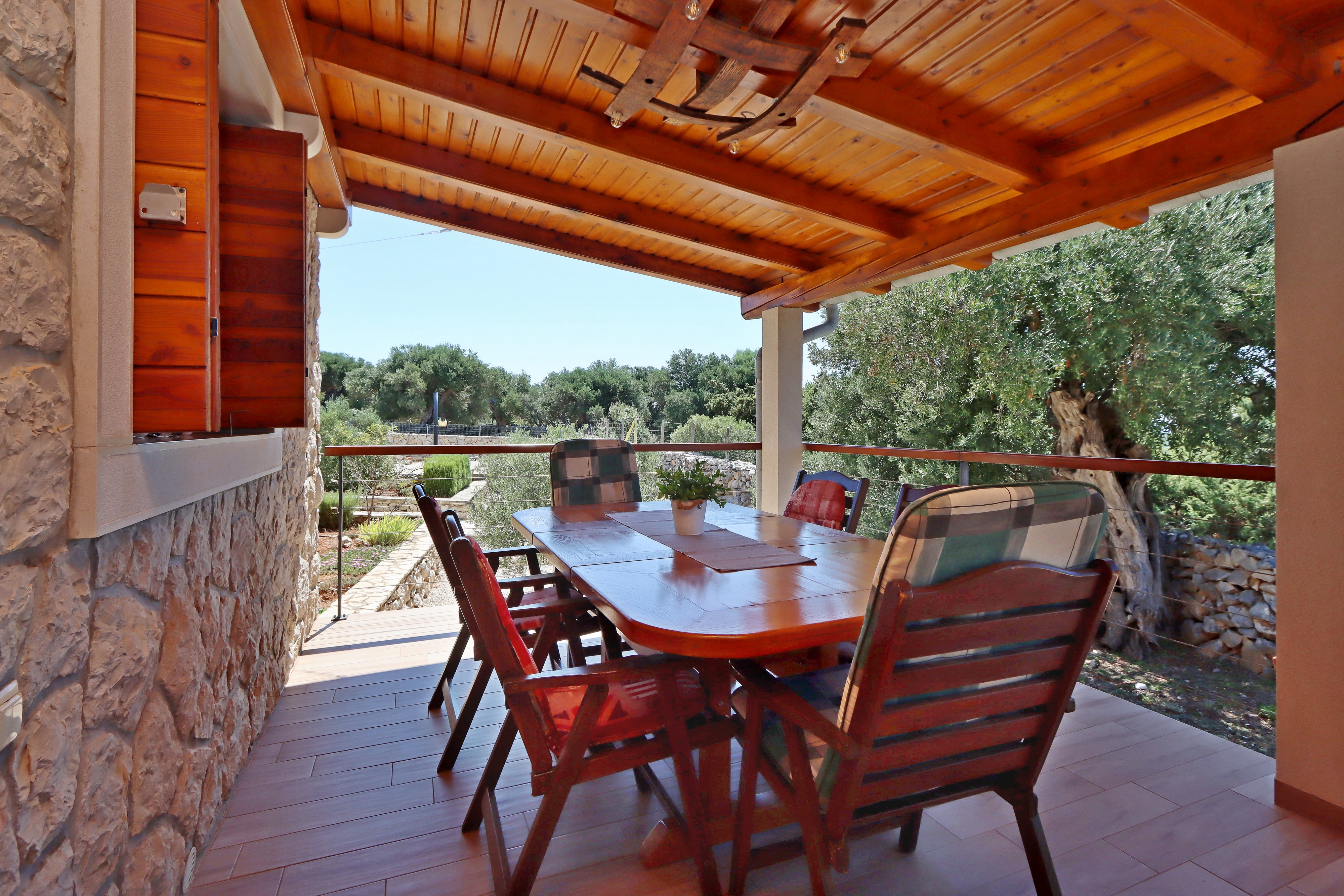 Two bedroom apartment with terrace and sea view Lun, Pag  A-a