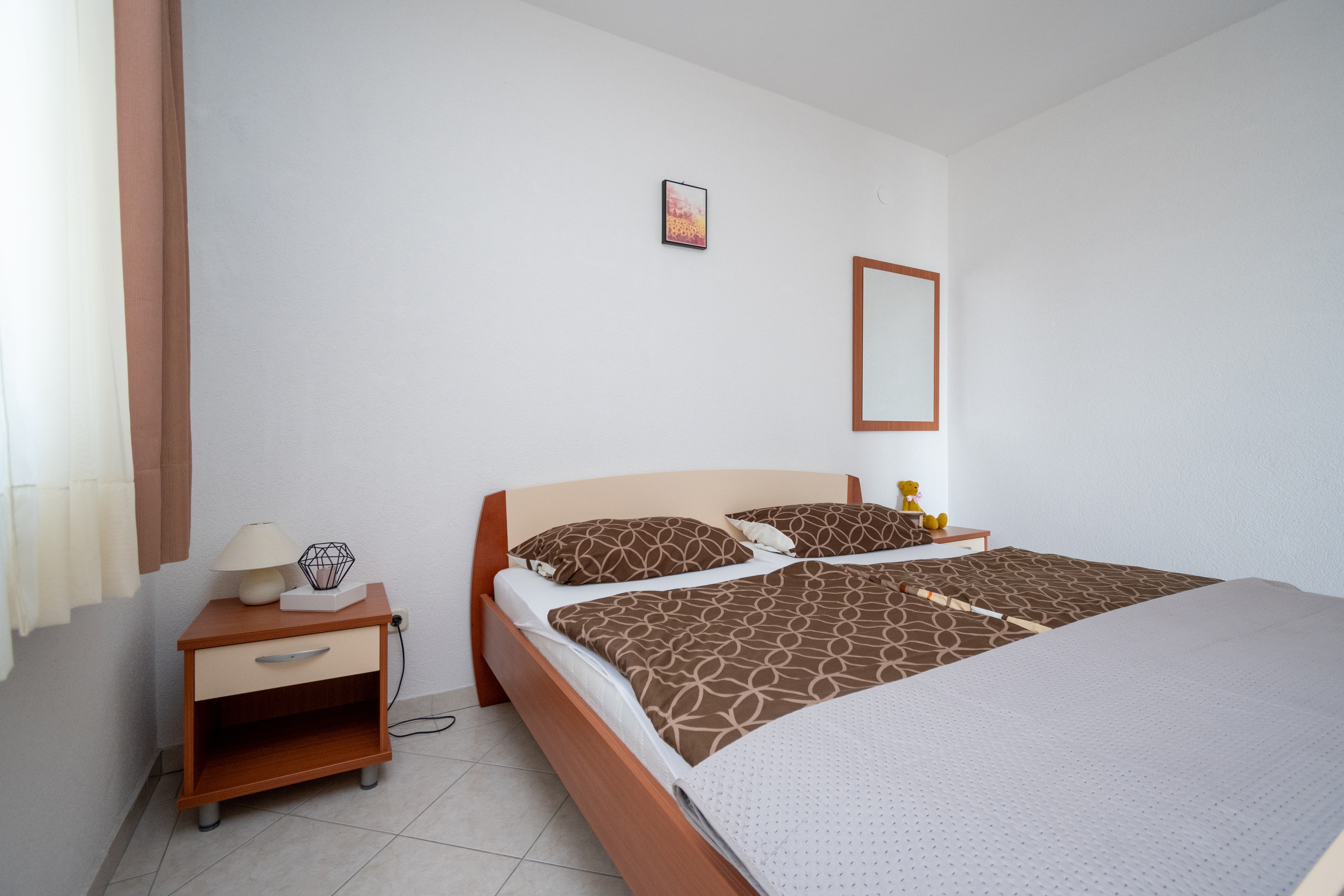 One bedroom apartment with terrace and sea view Ljubač, Zadar  A-a