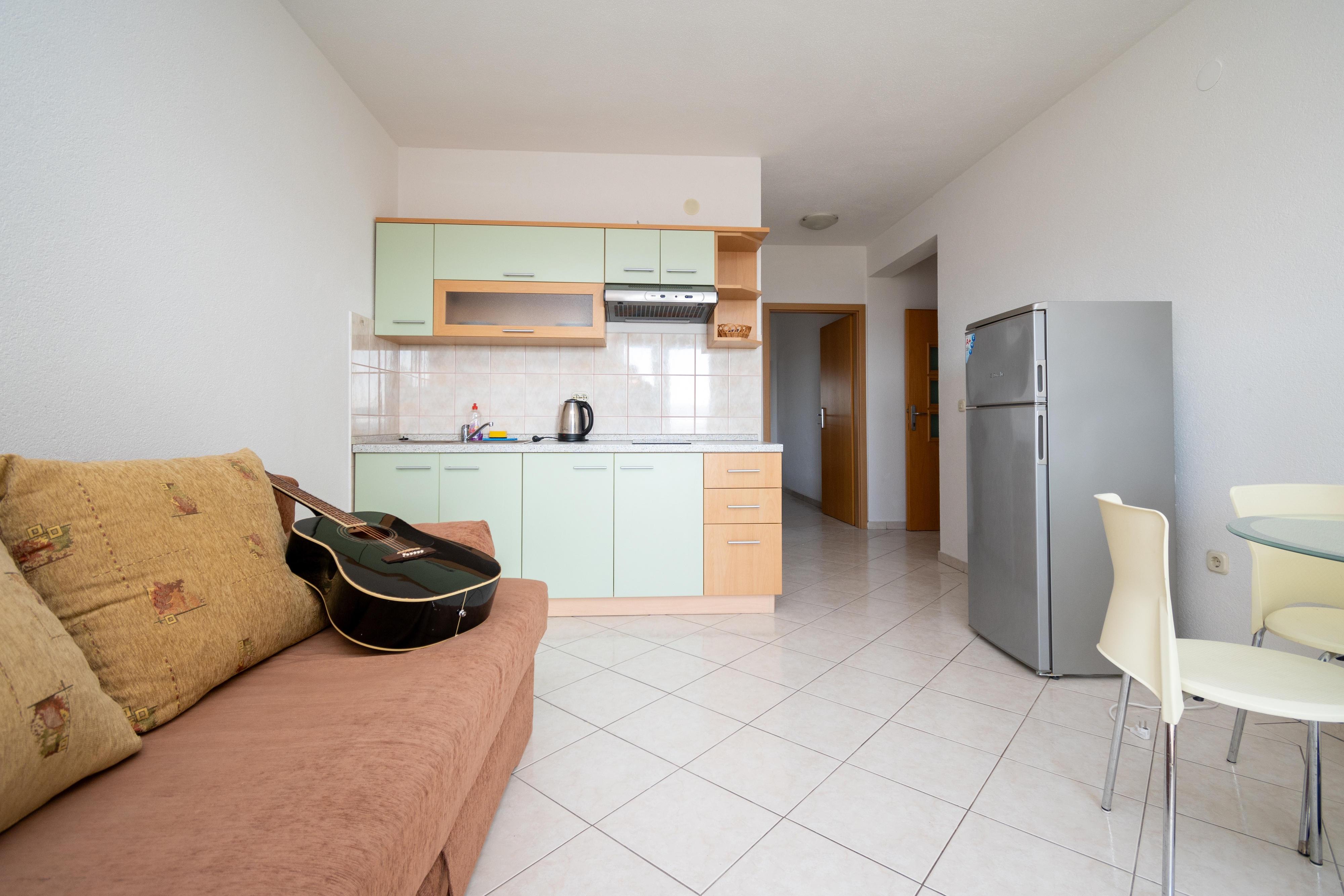 One bedroom apartment with terrace and sea view Ljubač, Zadar  A-a