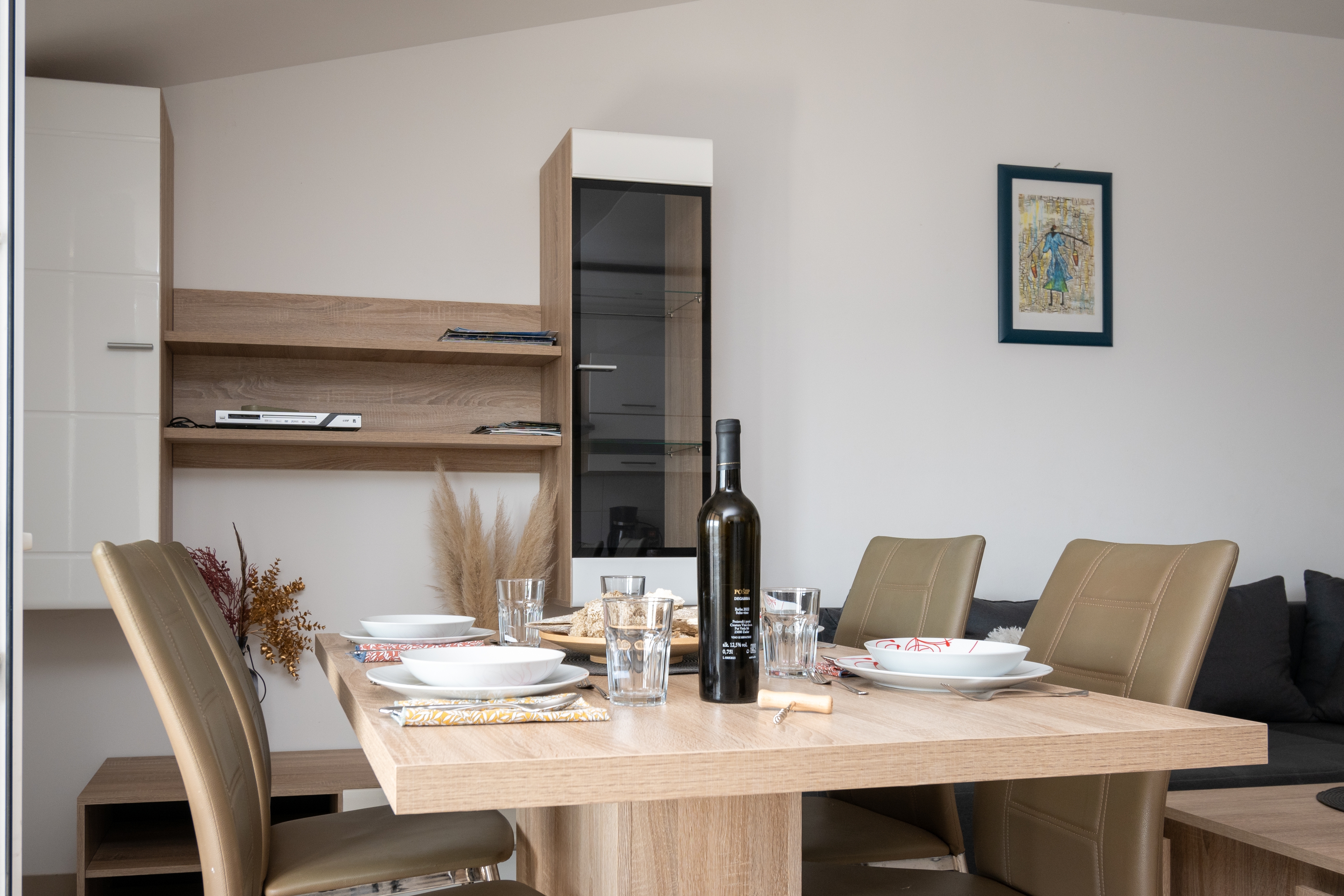 Two bedroom apartment with terrace and sea view Ljubač, Zadar  A-b