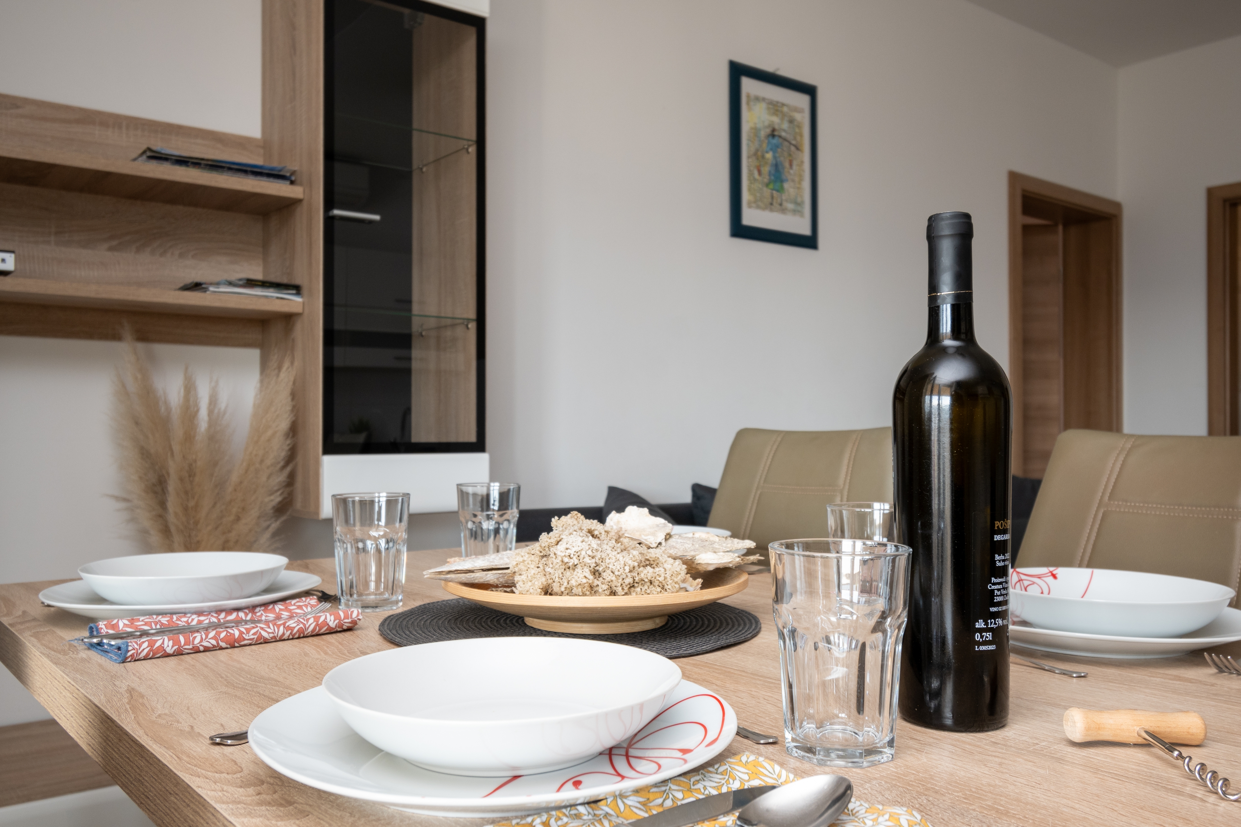 Two bedroom apartment with terrace and sea view Ljubač, Zadar  A-b