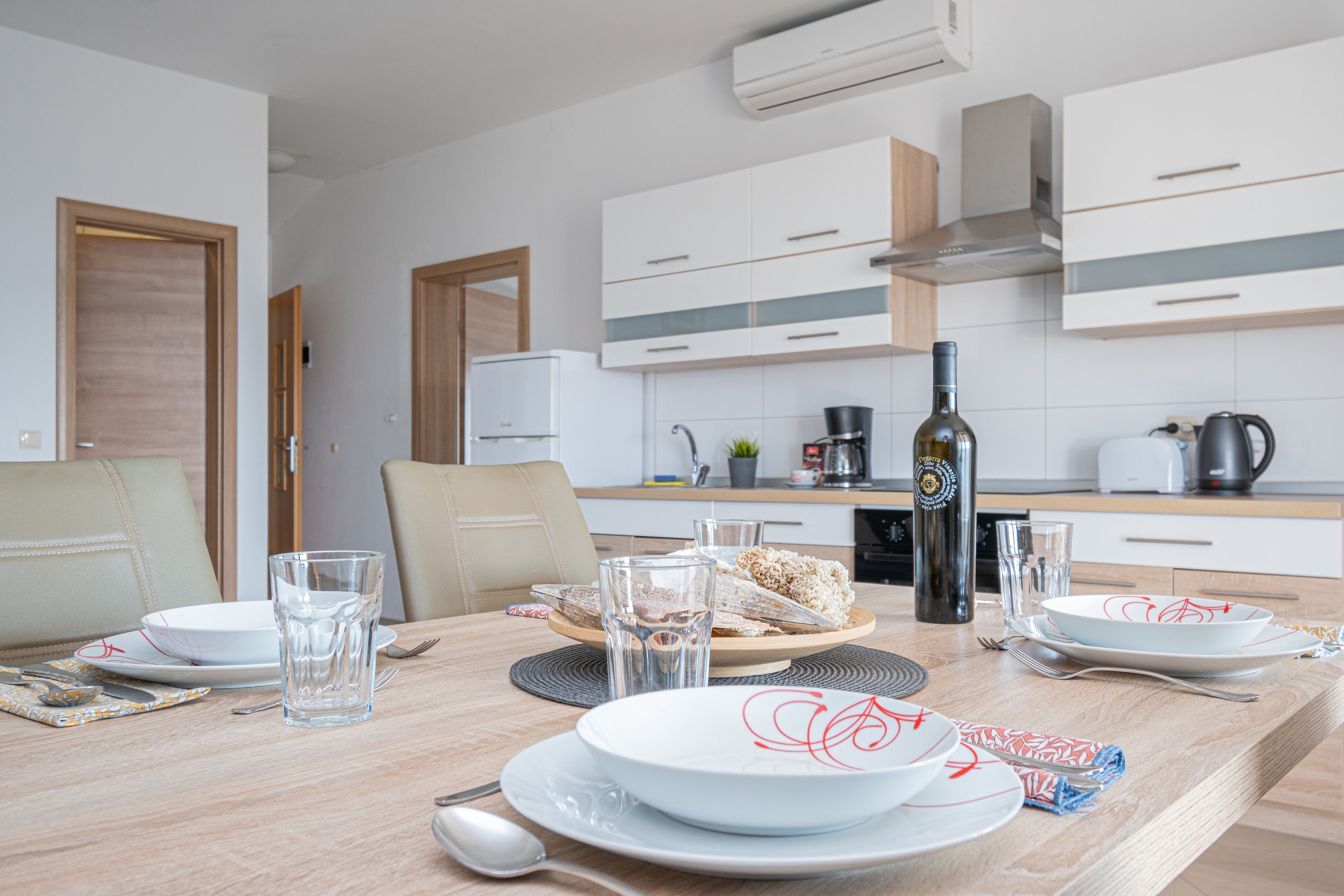 Two bedroom apartment with terrace and sea view Ljubač, Zadar  A-b