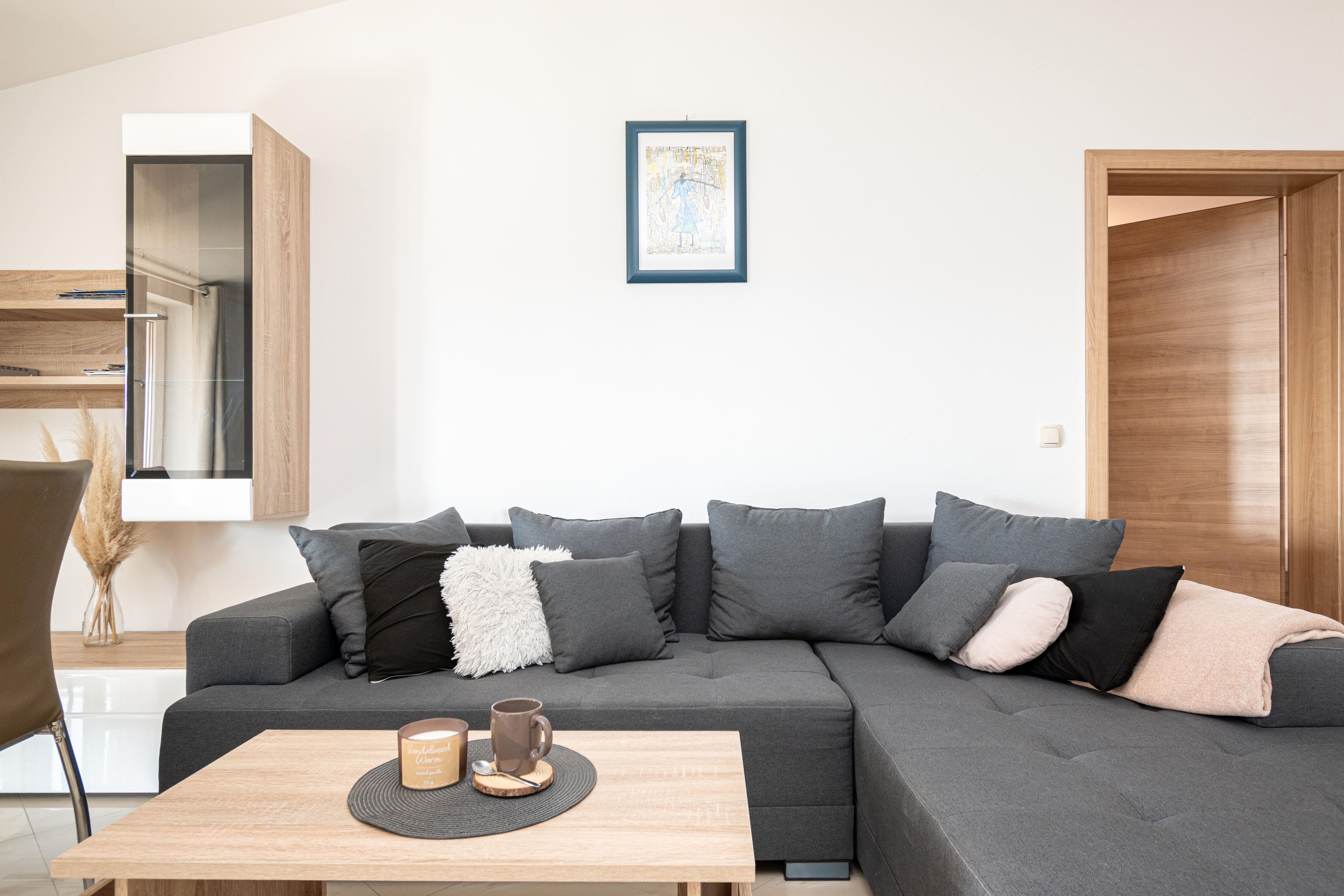 Two bedroom apartment with terrace and sea view Ljubač, Zadar  A-b