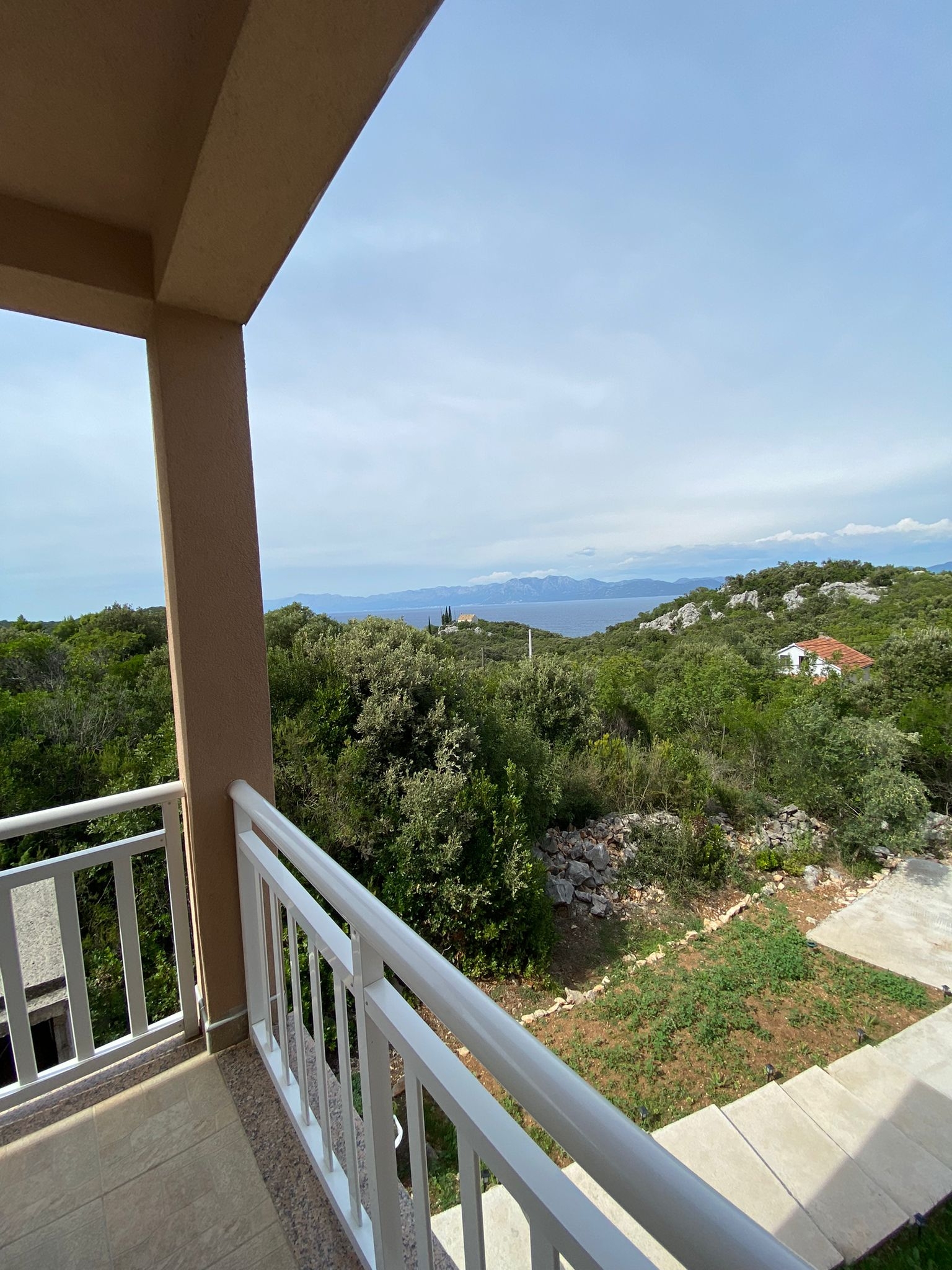One bedroom apartment with balcony and sea view Cove Osobjava, Pelješac  A-b