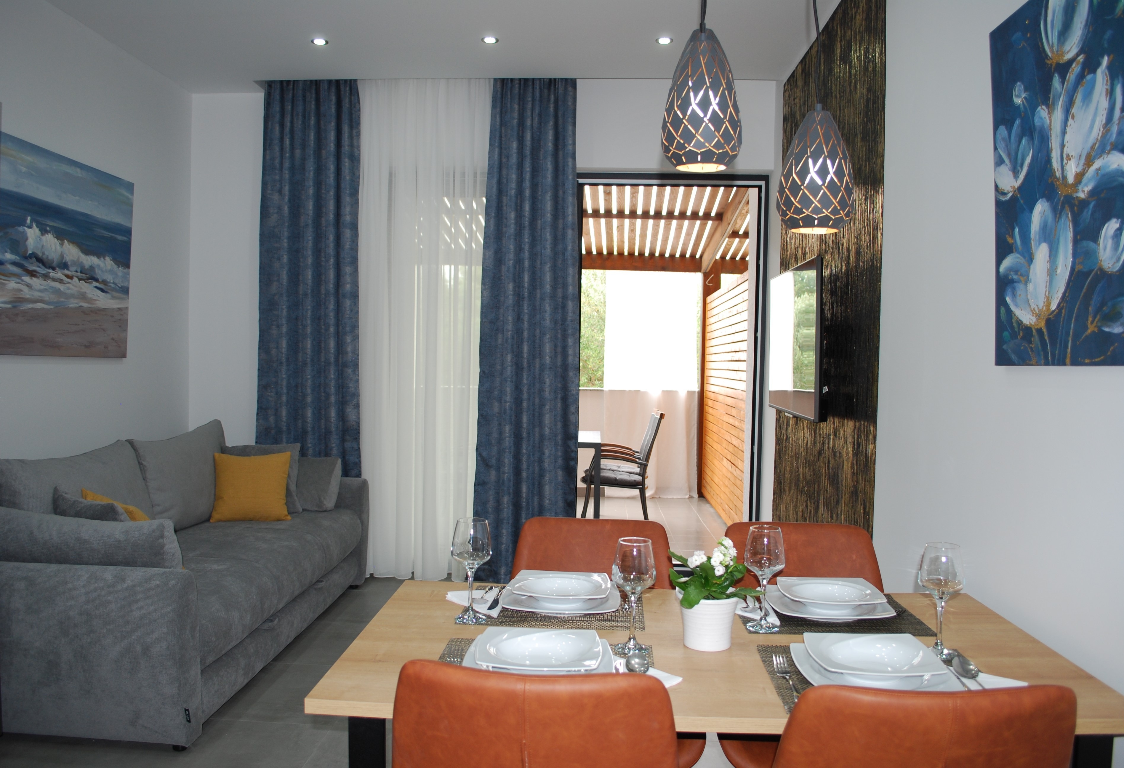 One bedroom apartment with terrace Sveti Petar, Biograd (A-21953-b)