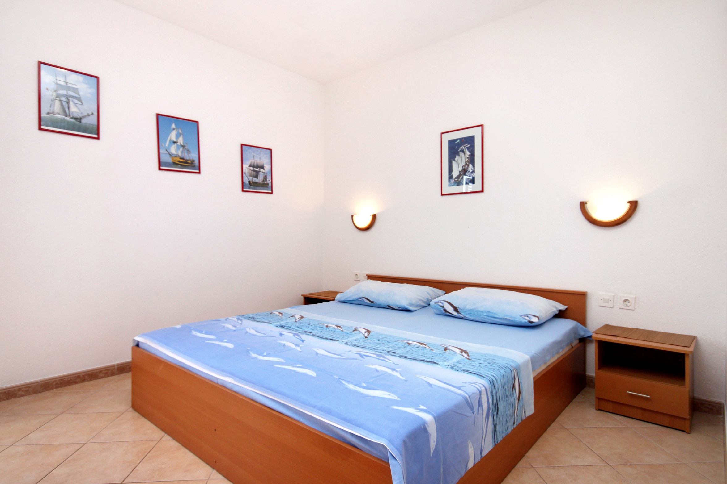 One bedroom apartment with balcony and sea view Mali Lošinj, Lošinj  A-b