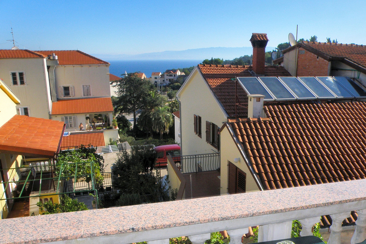 One bedroom apartment with balcony and sea view Mali Lošinj, Lošinj  A-c