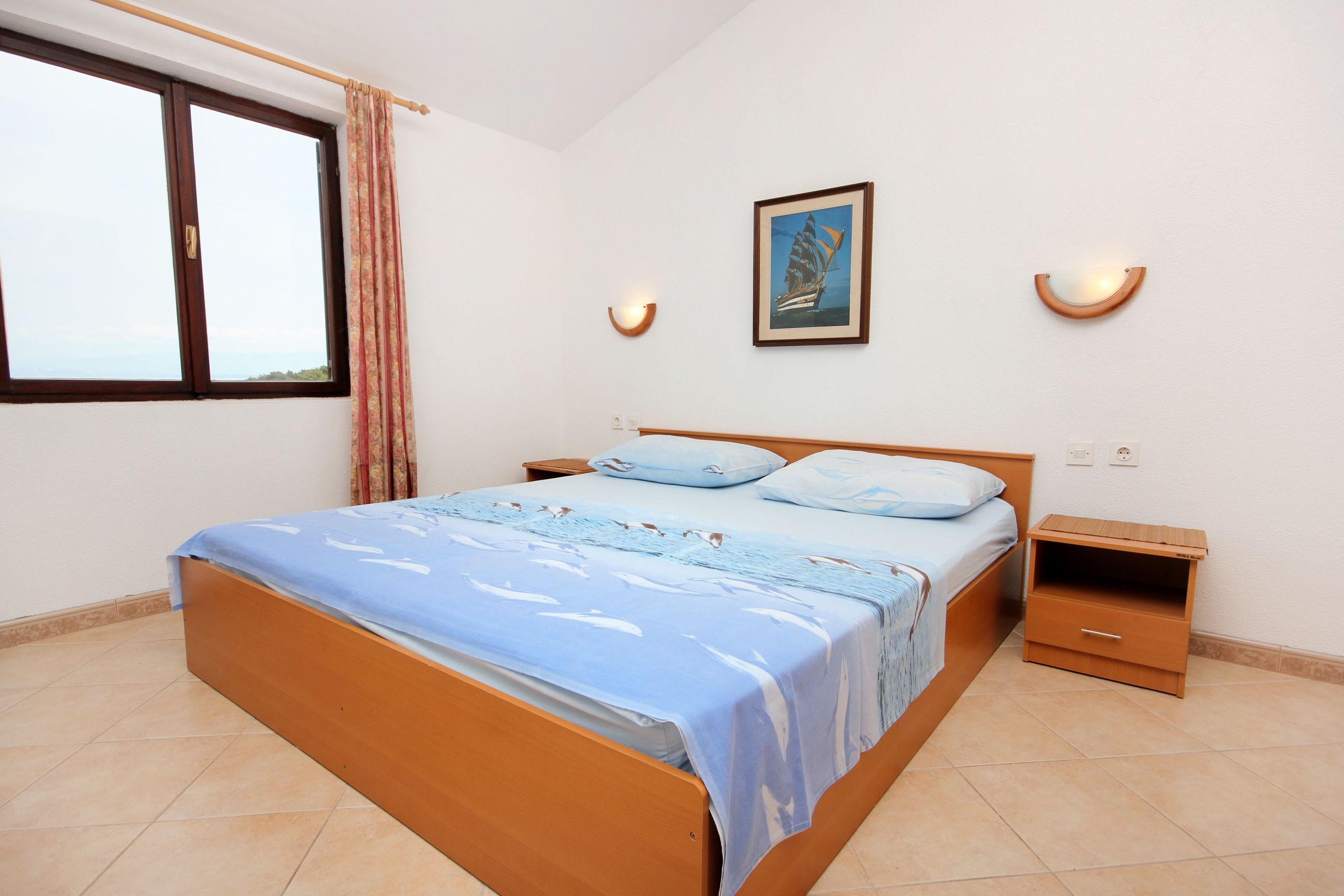 One bedroom apartment with terrace and sea view Mali Lošinj, Lošinj  A-d