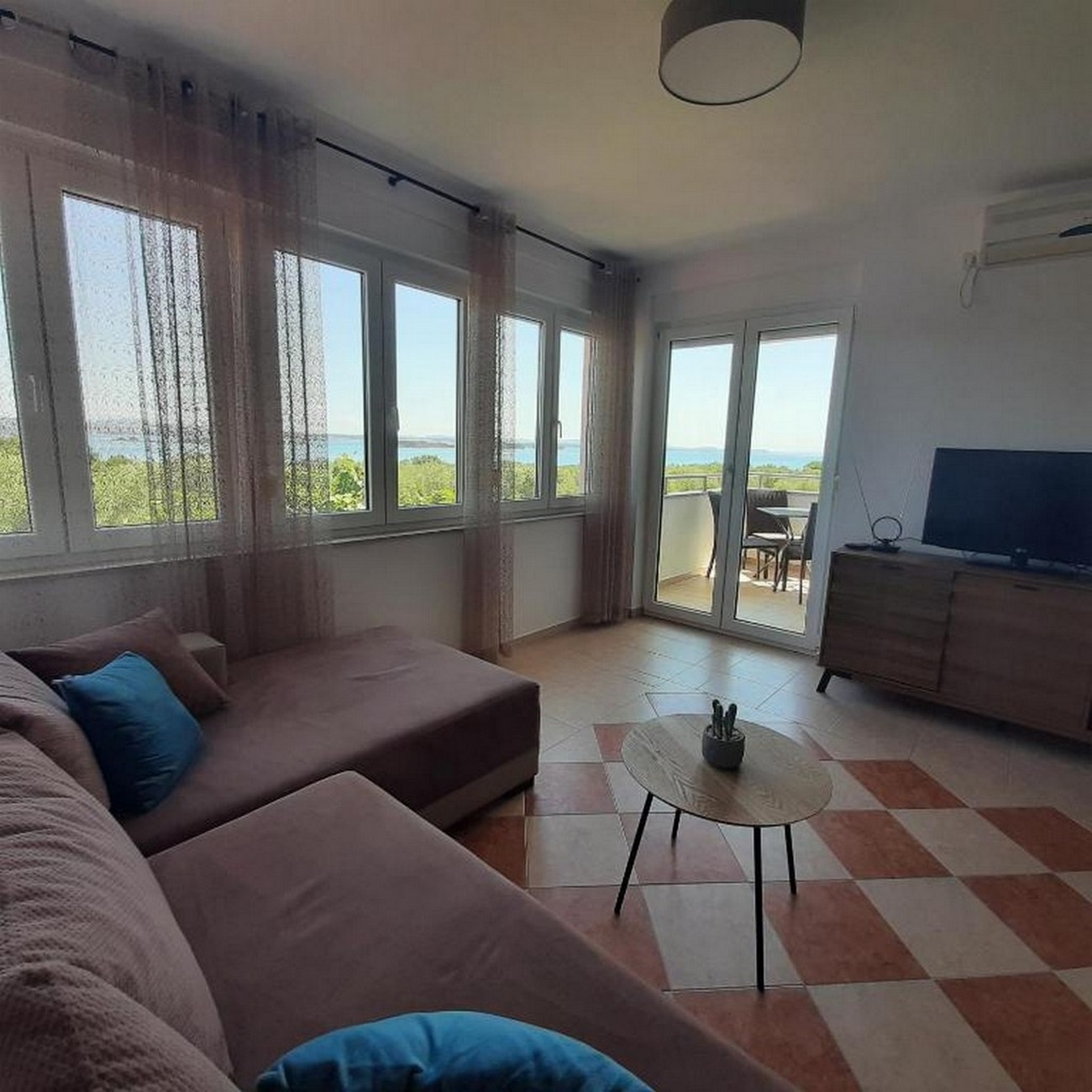 Two bedroom apartment with terrace and sea view Kraj, Pašman  A-a