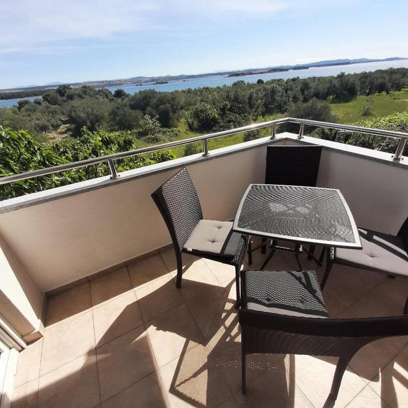 Two bedroom apartment with terrace and sea view Kraj, Pašman  A-a