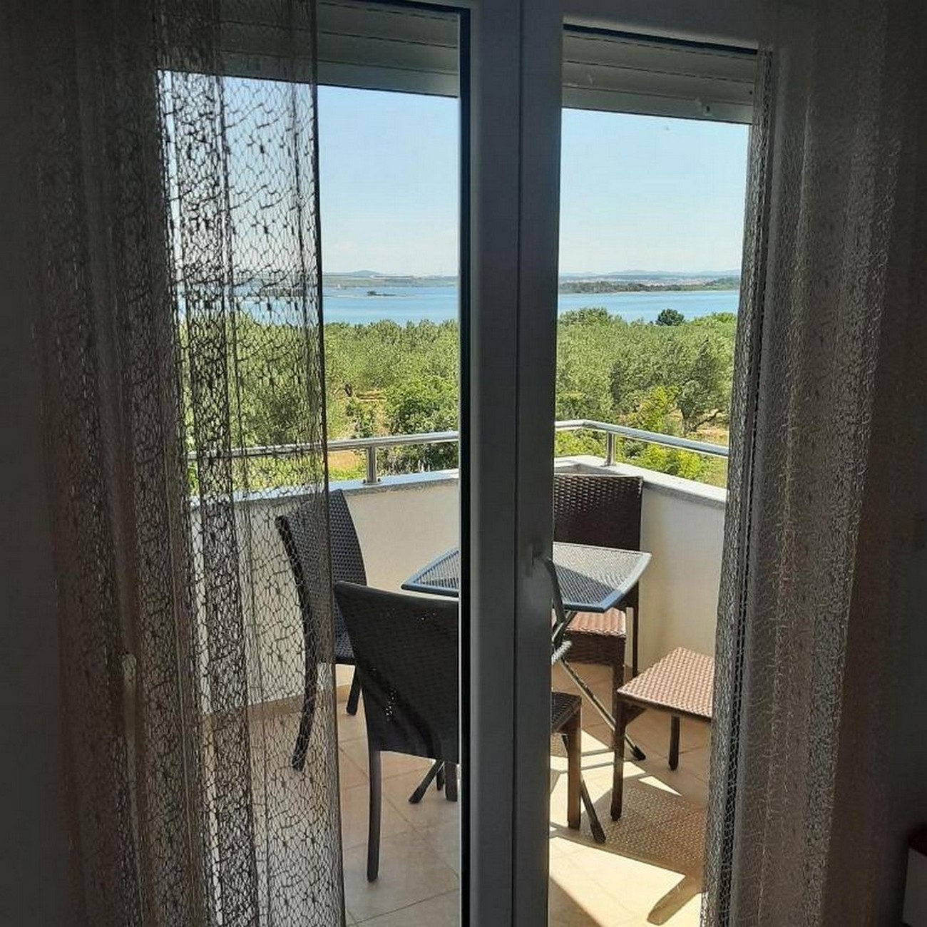 Two bedroom apartment with terrace and sea view Kraj, Pašman  A-a