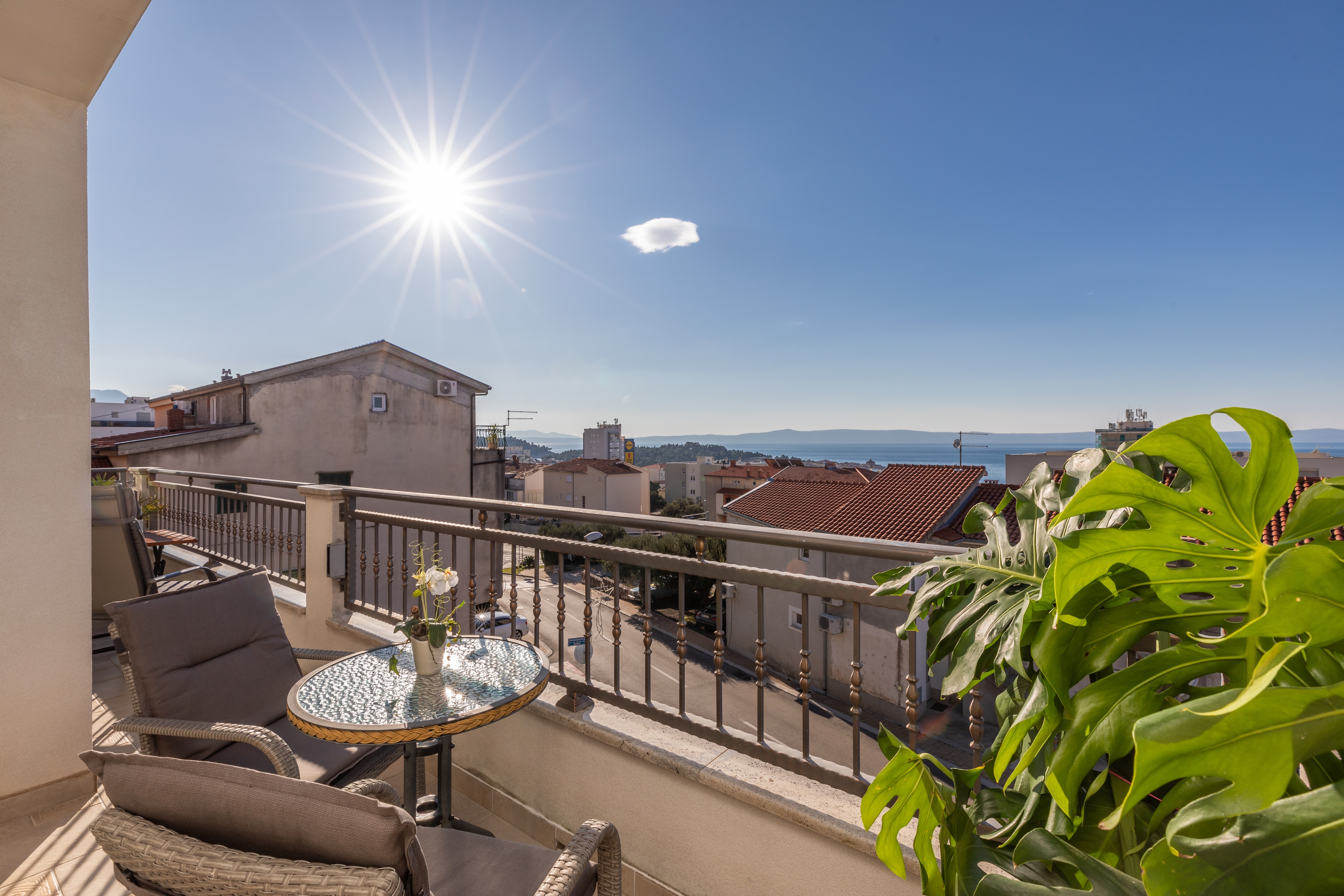 Studio Z balkonom Makarska  AS-b