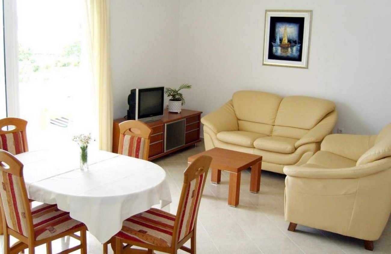 Two bedroom apartment with terrace and sea view Barbat, Rab (A-22053-a)
