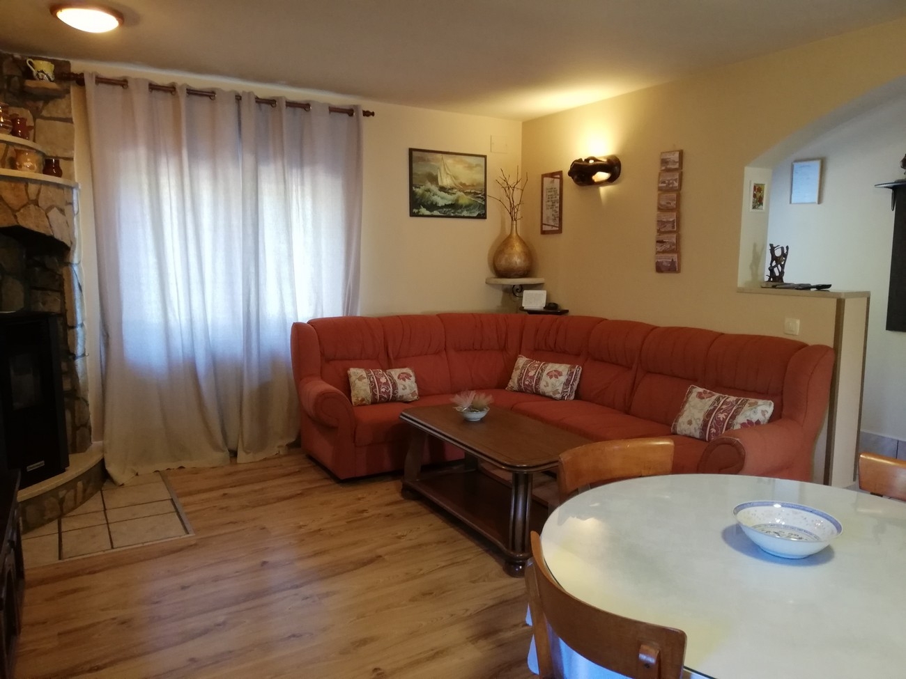 Two bedroom apartment with terrace Mošćenička Draga, Opatija (A-22064-a)