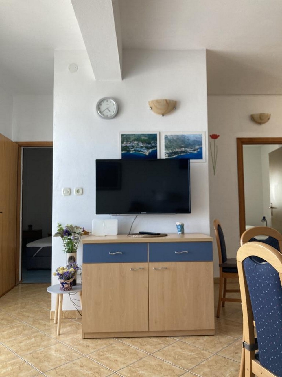 Two bedroom apartment with terrace and sea view Lokva Rogoznica, Omiš  A-a