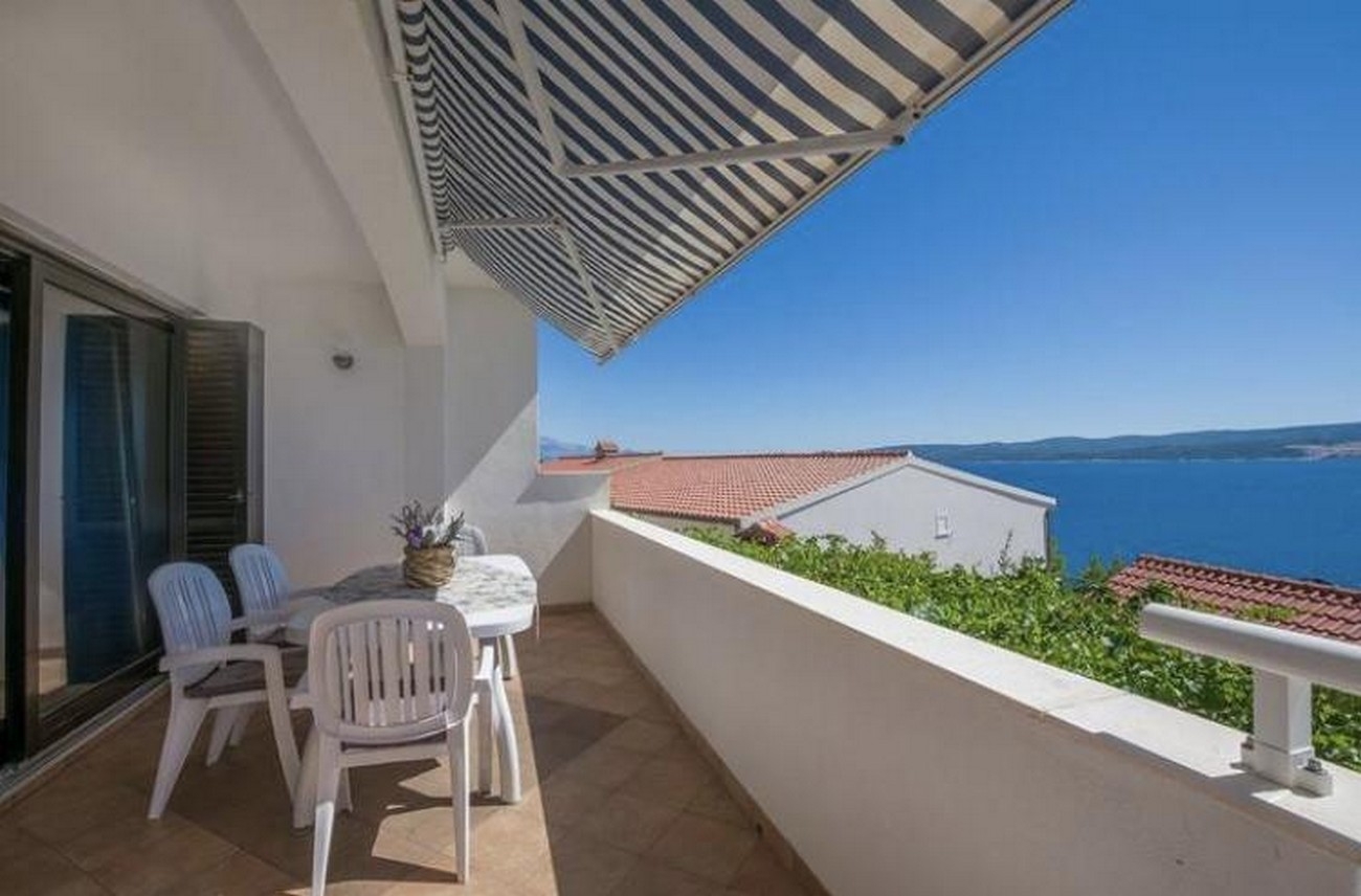Two bedroom apartment with terrace and sea view Lokva Rogoznica, Omiš  A-a