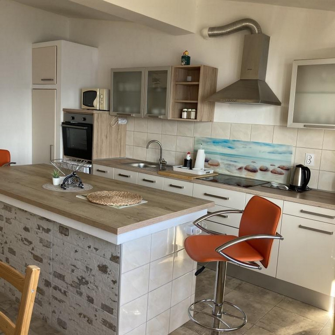 Three bedroom apartment with terrace and sea view Lokva Rogoznica, Omiš  A-c