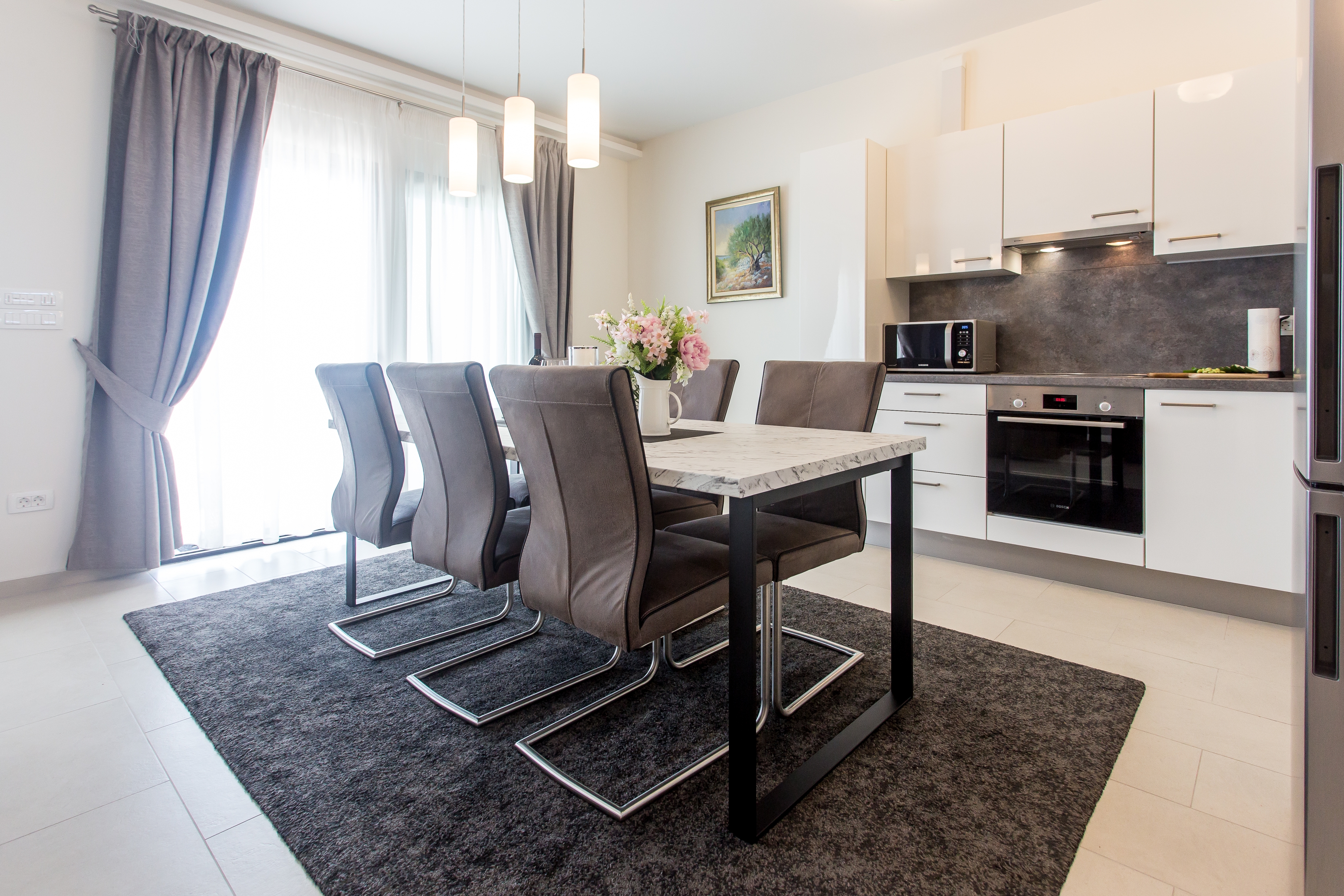 Three bedroom house with terrace and sea view Vinišće, Trogir  K