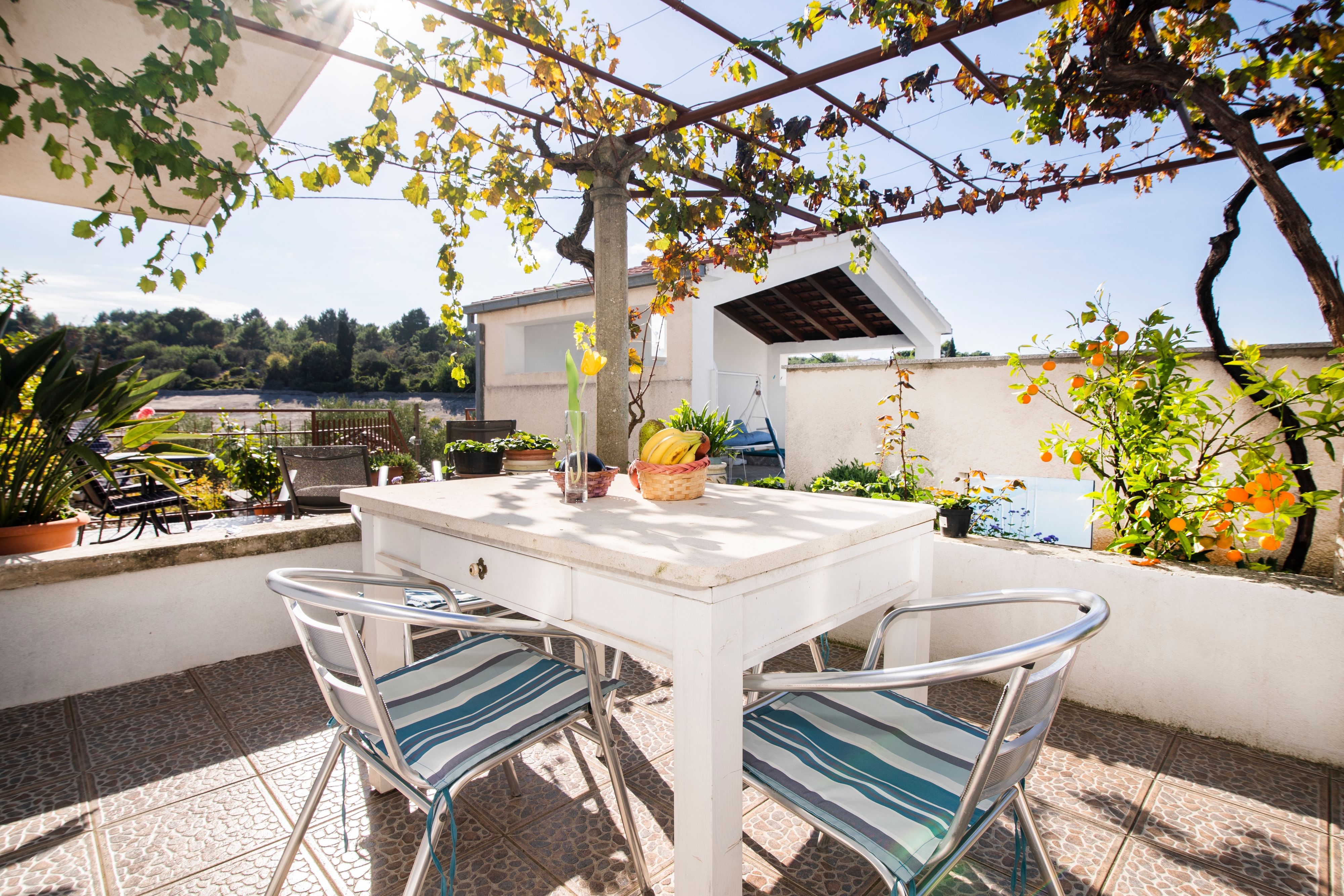 Three bedroom house with terrace and sea view Drvenik Veliki, Drvenik  K