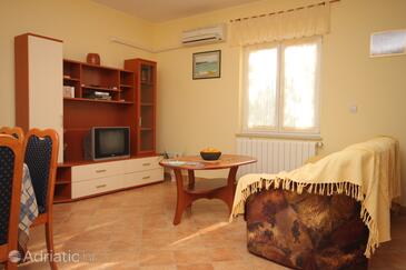 Obývací pokoj Manjadvorci, Obývací pokoj v ubytování typu apartment, dostupna klima i WIFI.