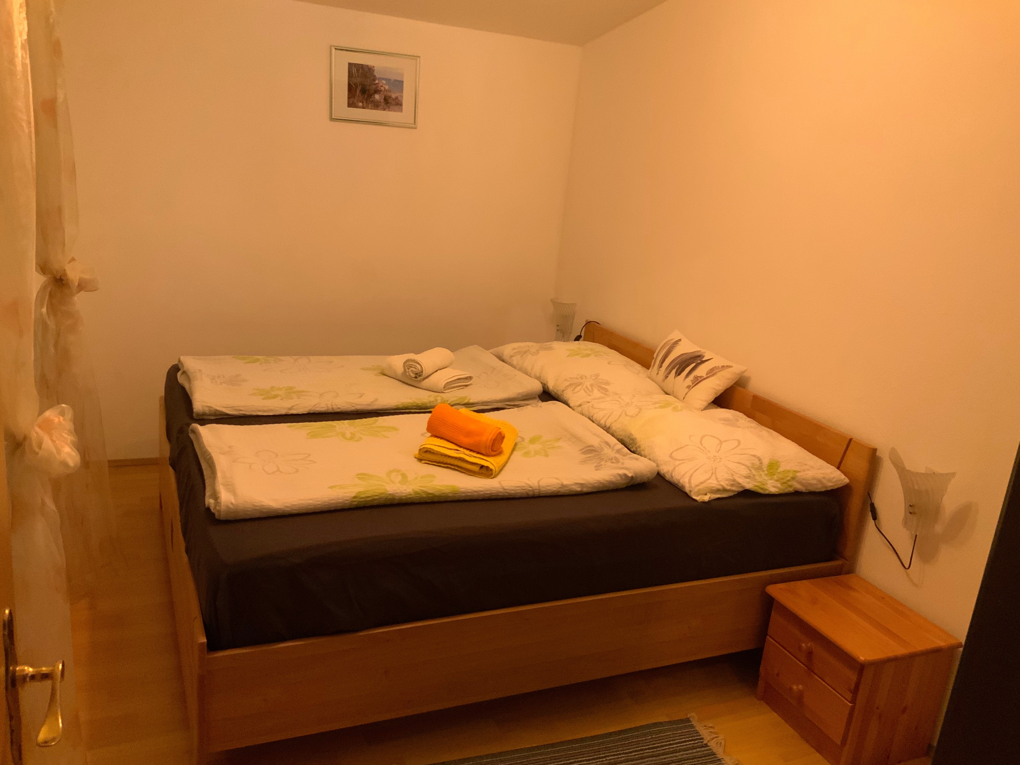 Two bedroom apartment with balcony and sea view Vir  A-a