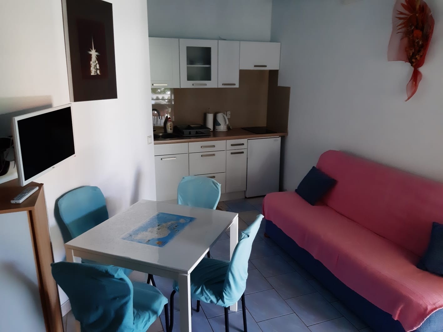 Two bedroom apartment with balcony and sea view Vir  A-a