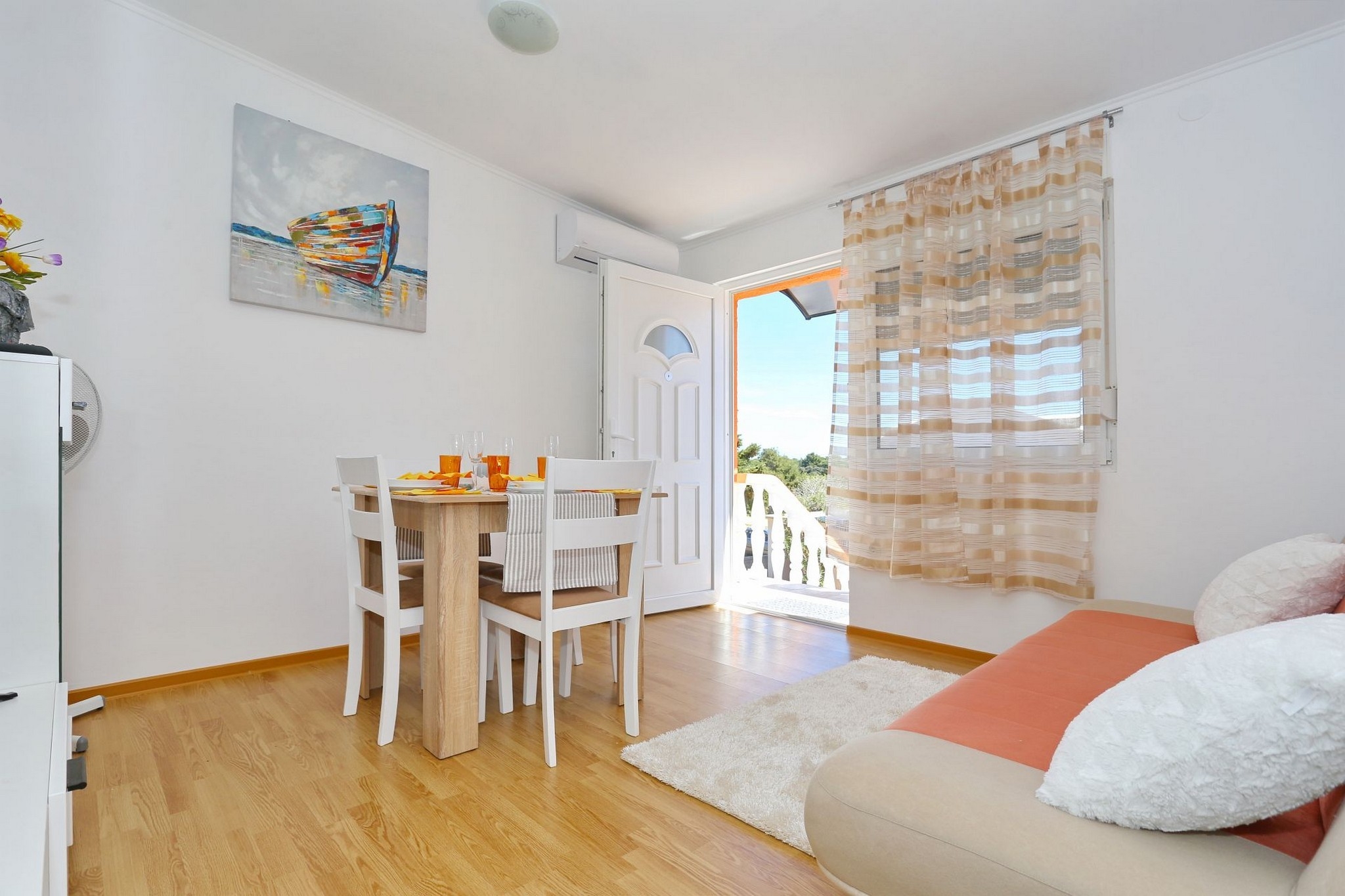 One bedroom apartment with balcony Vir (A-22134-b)