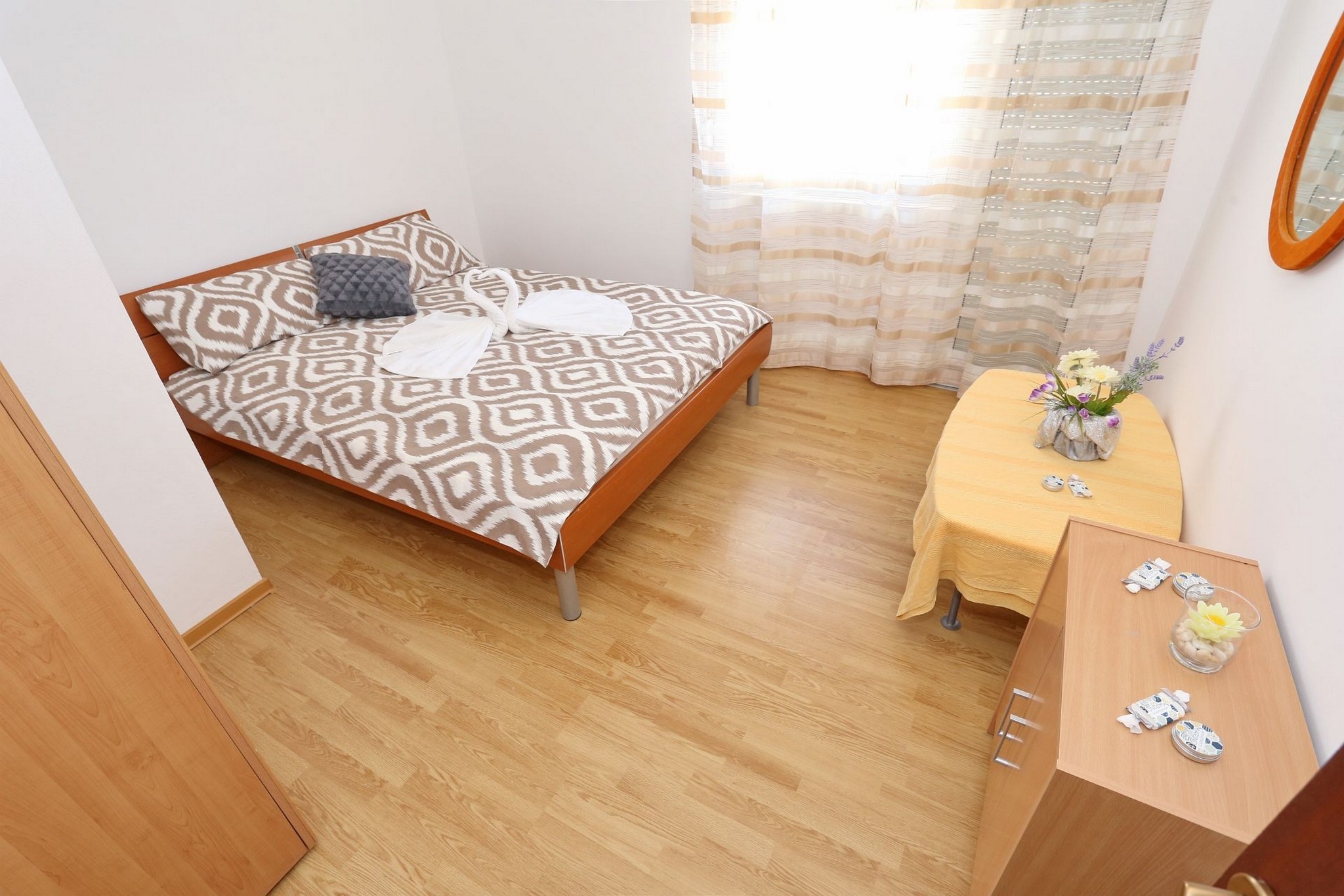 Two bedroom apartment with air-conditioning Vir  A-c