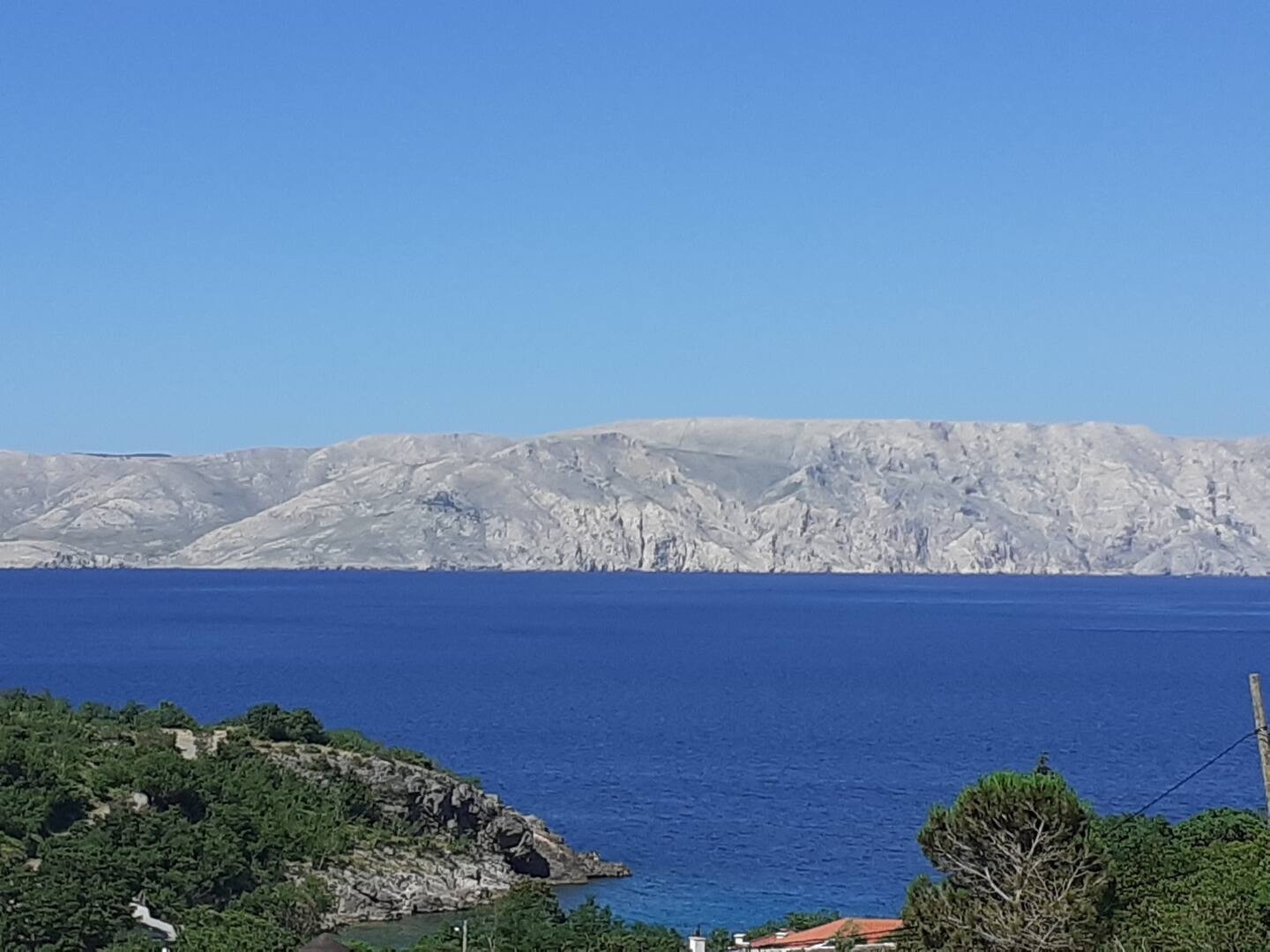 Studio flat with balcony and sea view Bunica, Senj  AS-a