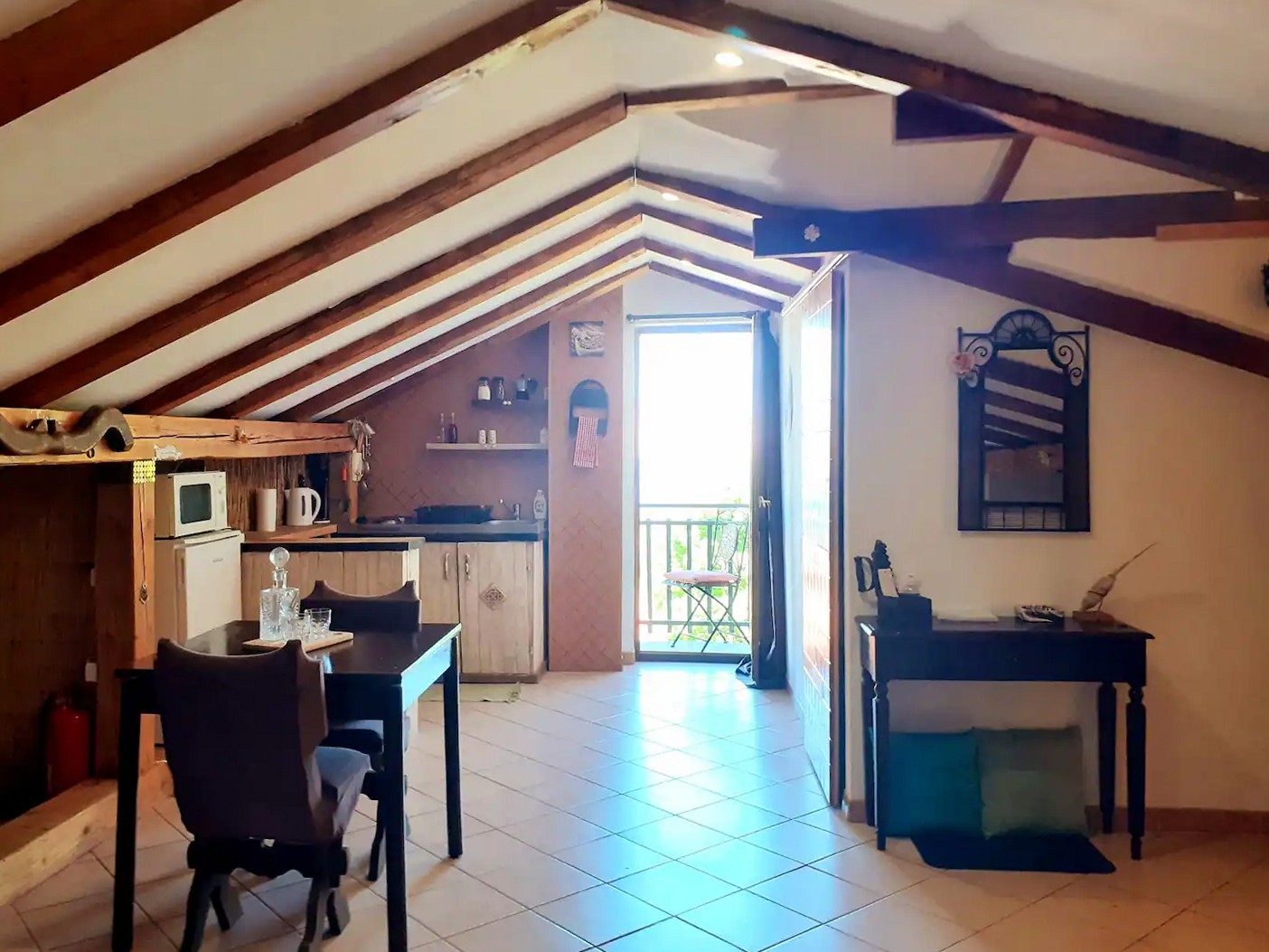 Studio flat with balcony and sea view Bunica, Senj (AS-22142-a)