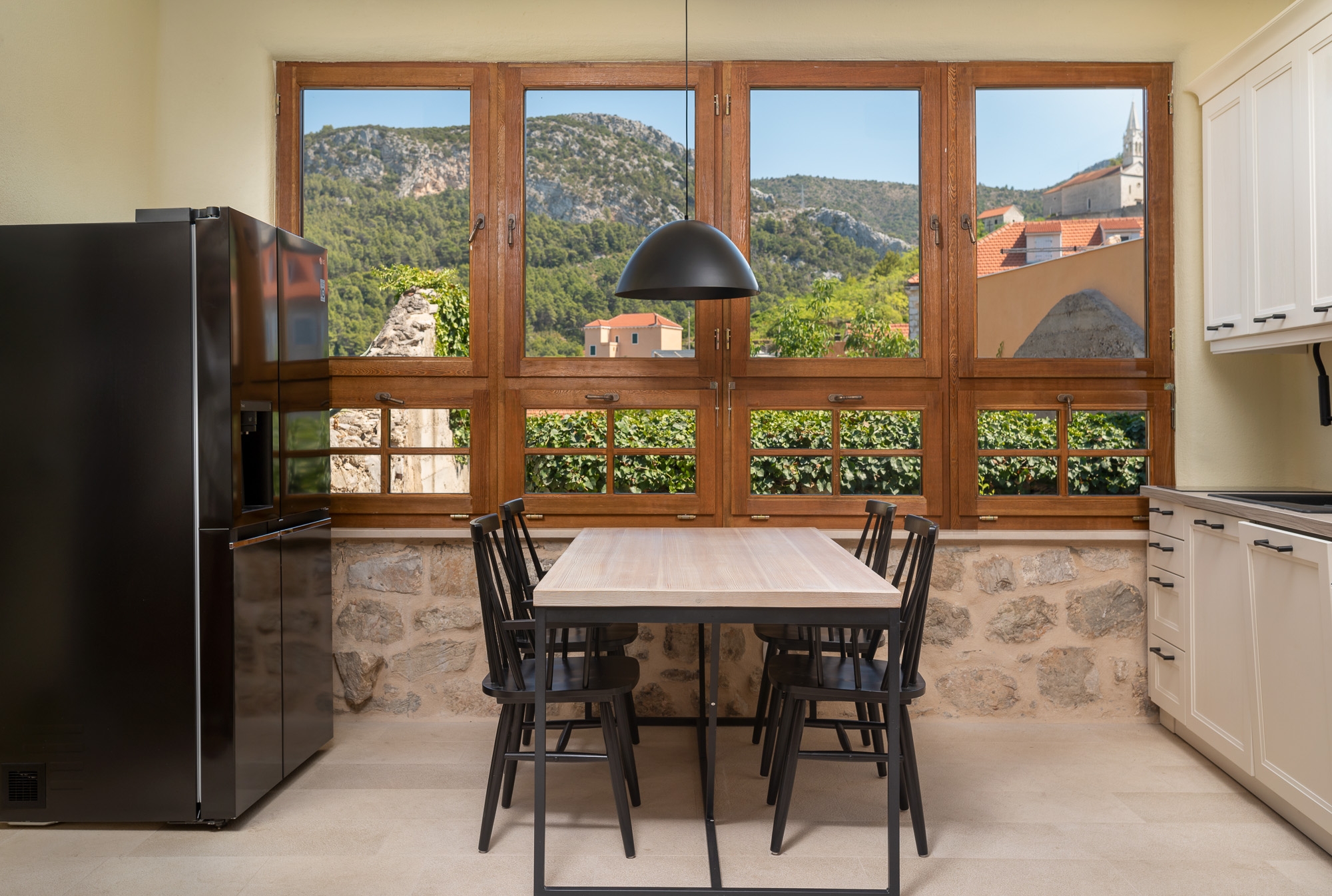 One bedroom house with balcony and sea view Pitve, Hvar  K