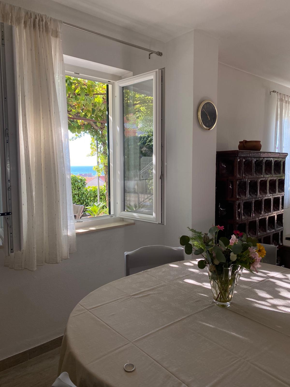 Two bedroom apartment with terrace and sea view Postira, Brač  A-a