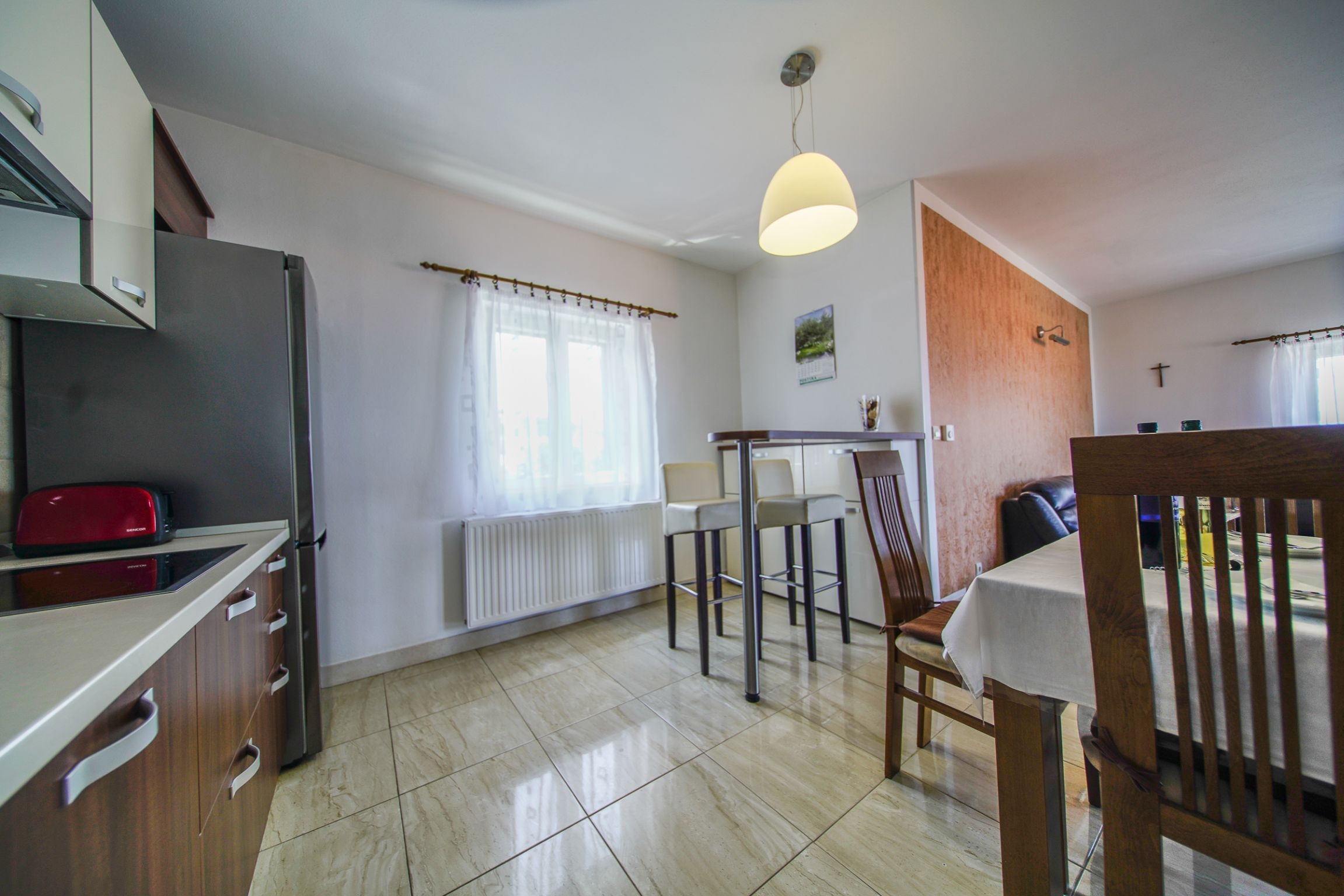 Three bedroom apartment with terrace and sea view Postira, Brač  A-b