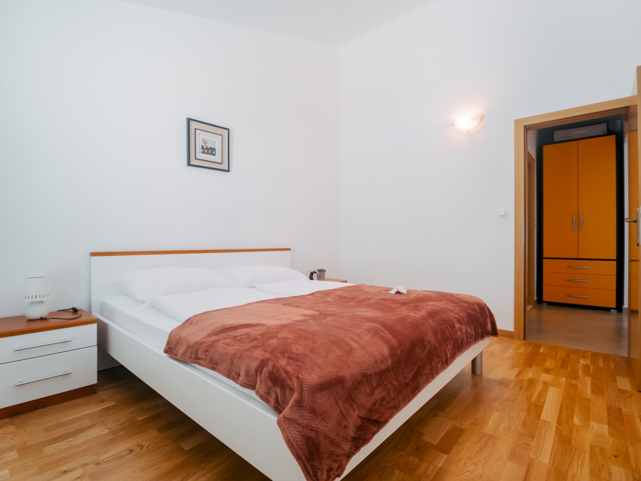 Two bedroom apartment with balcony and sea view Okrug Gornji, Čiovo  A-a