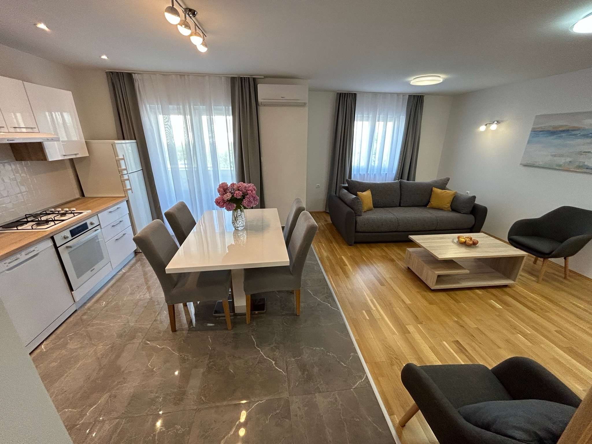 One bedroom apartment with balcony Porat, Krk  A-a