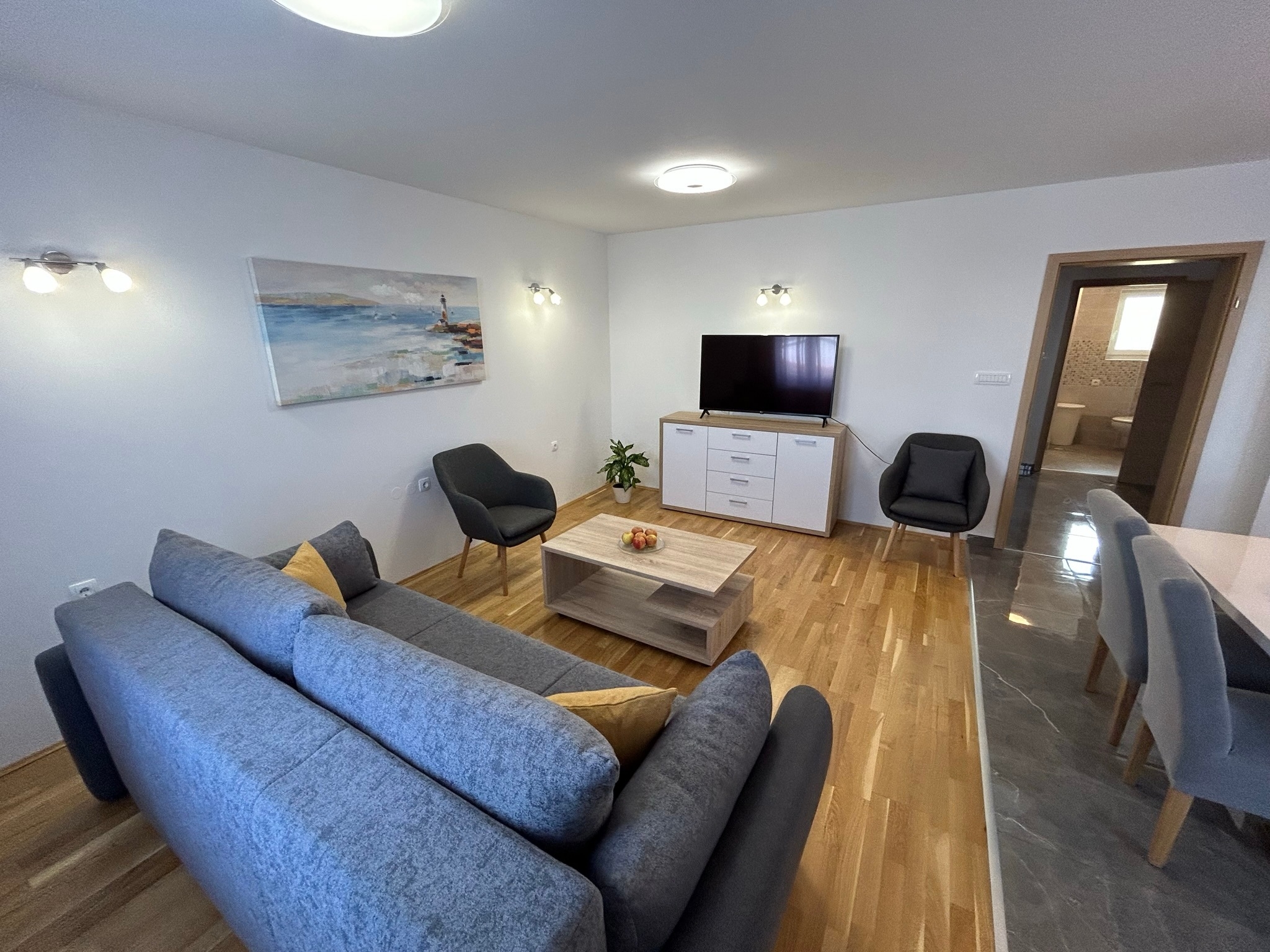 One bedroom apartment with balcony Porat, Krk  A-a