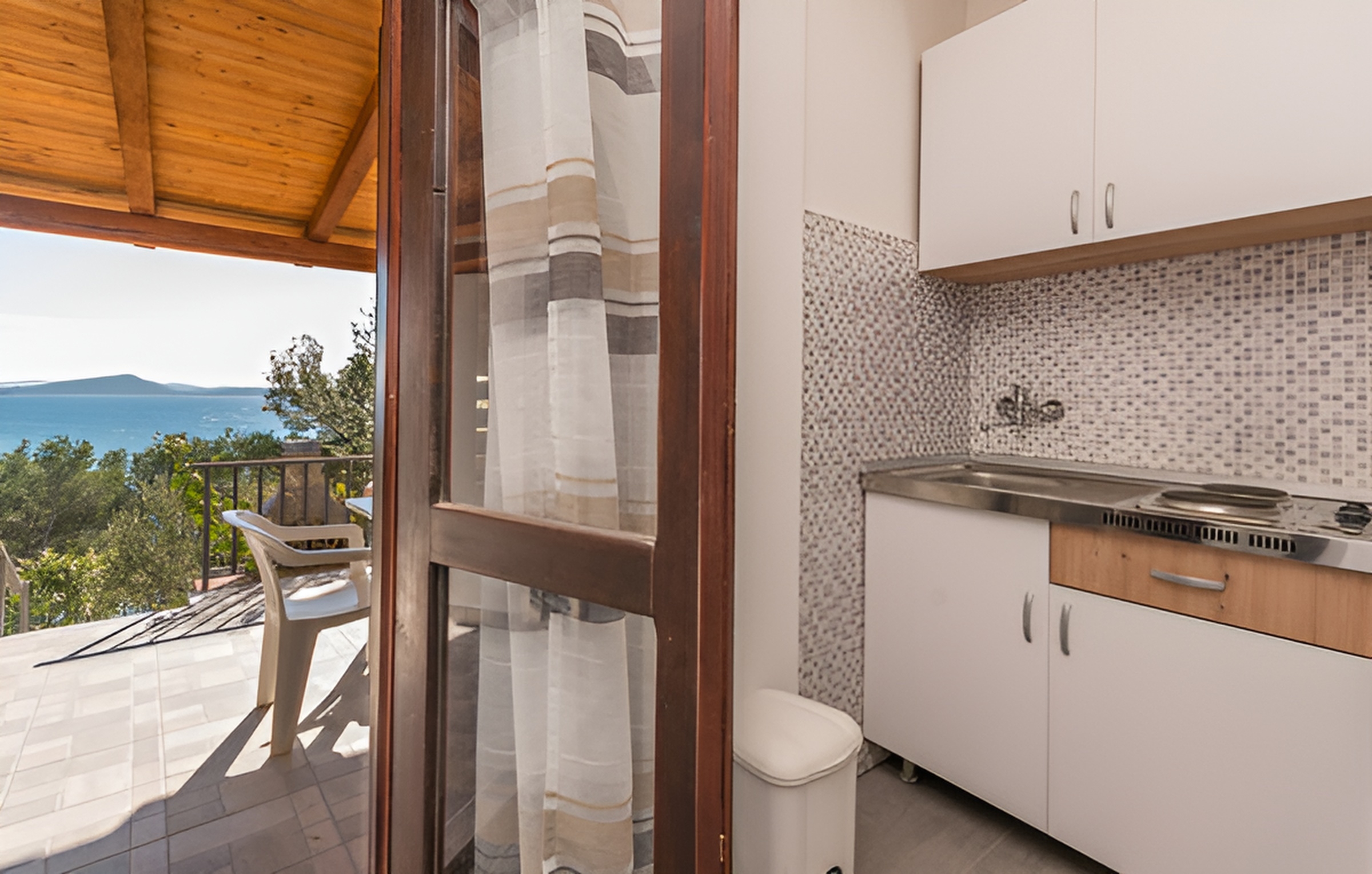 Studio flat near beach Drage, Biograd (AS-22187-a)