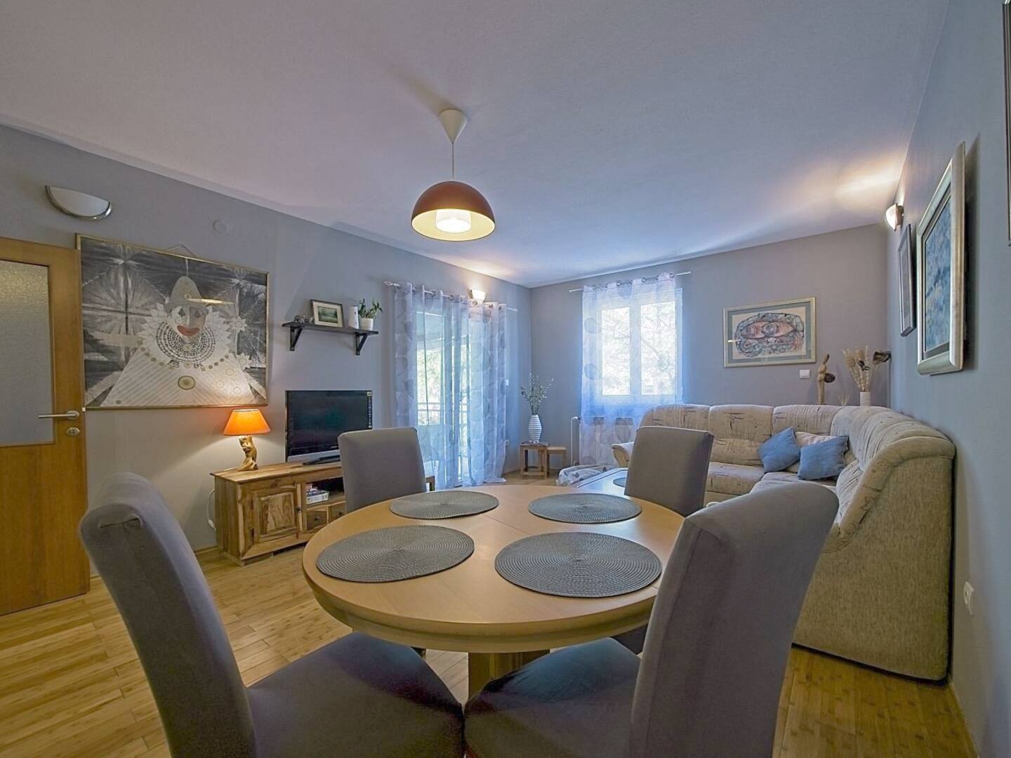 Two bedroom apartment with balcony Postira, Brač  A-a
