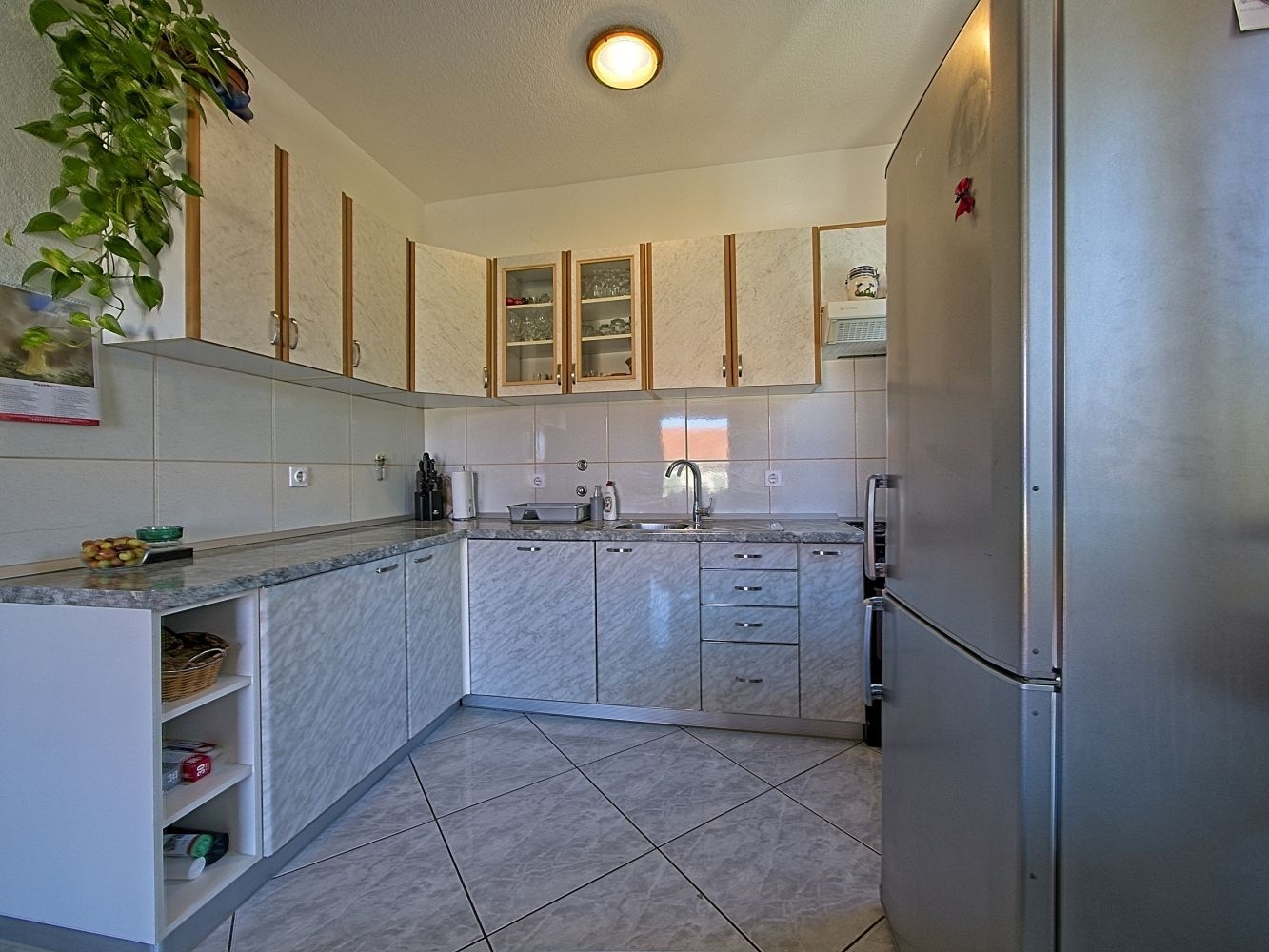 Two bedroom apartment with terrace Postira, Brač  A-b