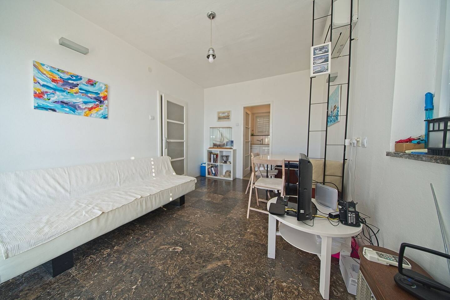 Two bedroom apartment with terrace and sea view Postira, Brač  A-a