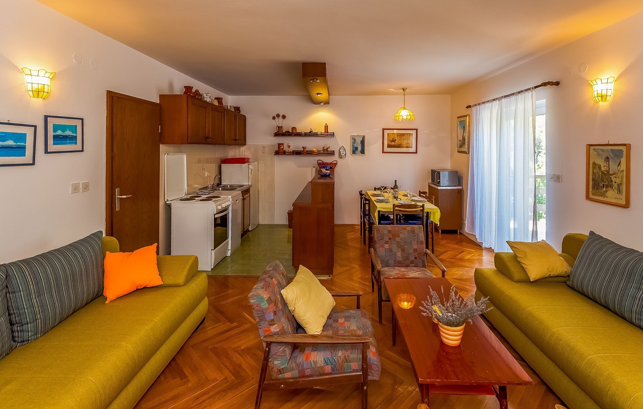 Three bedroom house with terrace Kornić, Krk  K