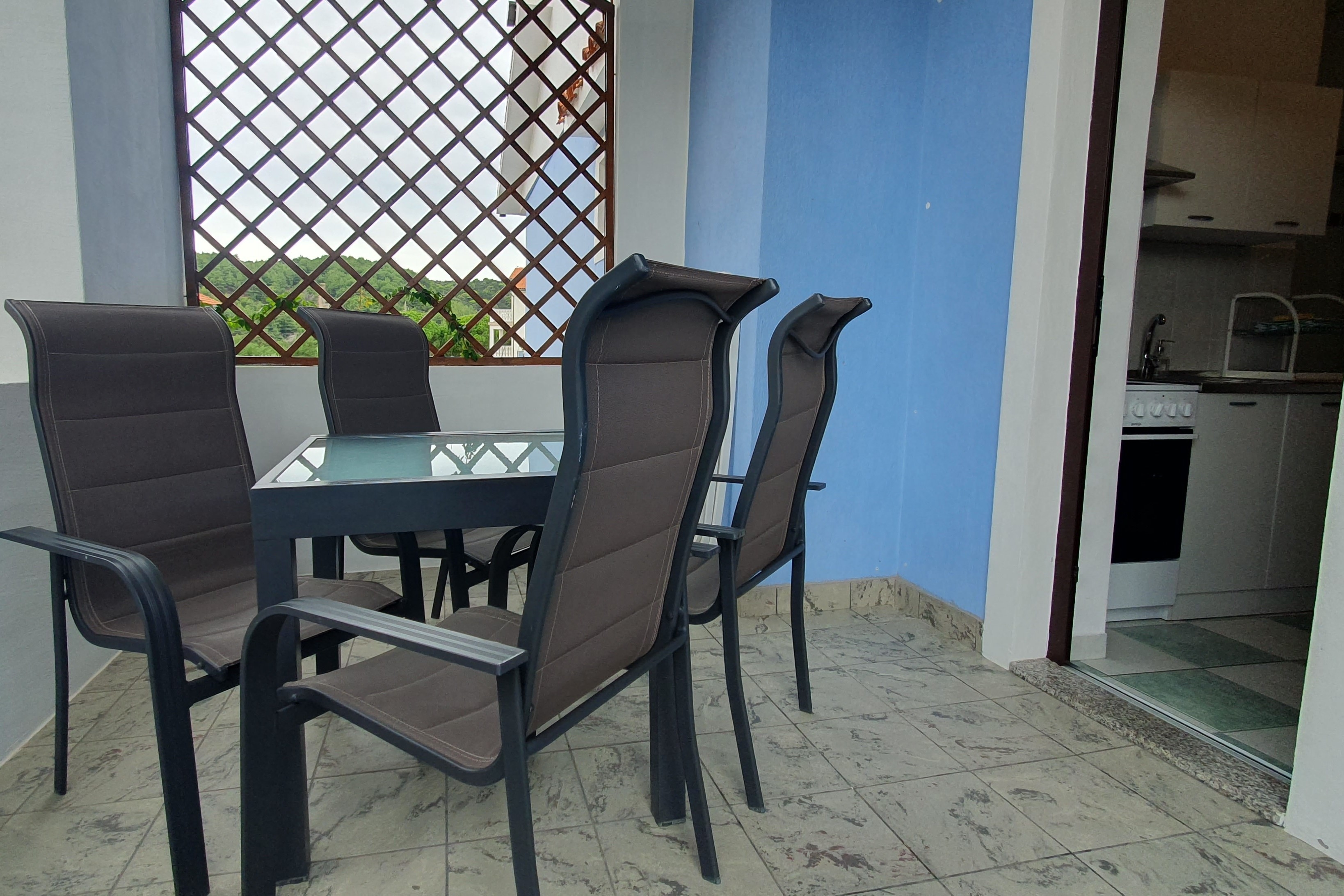 Studio flat with terrace Lopar, Rab  AS-a