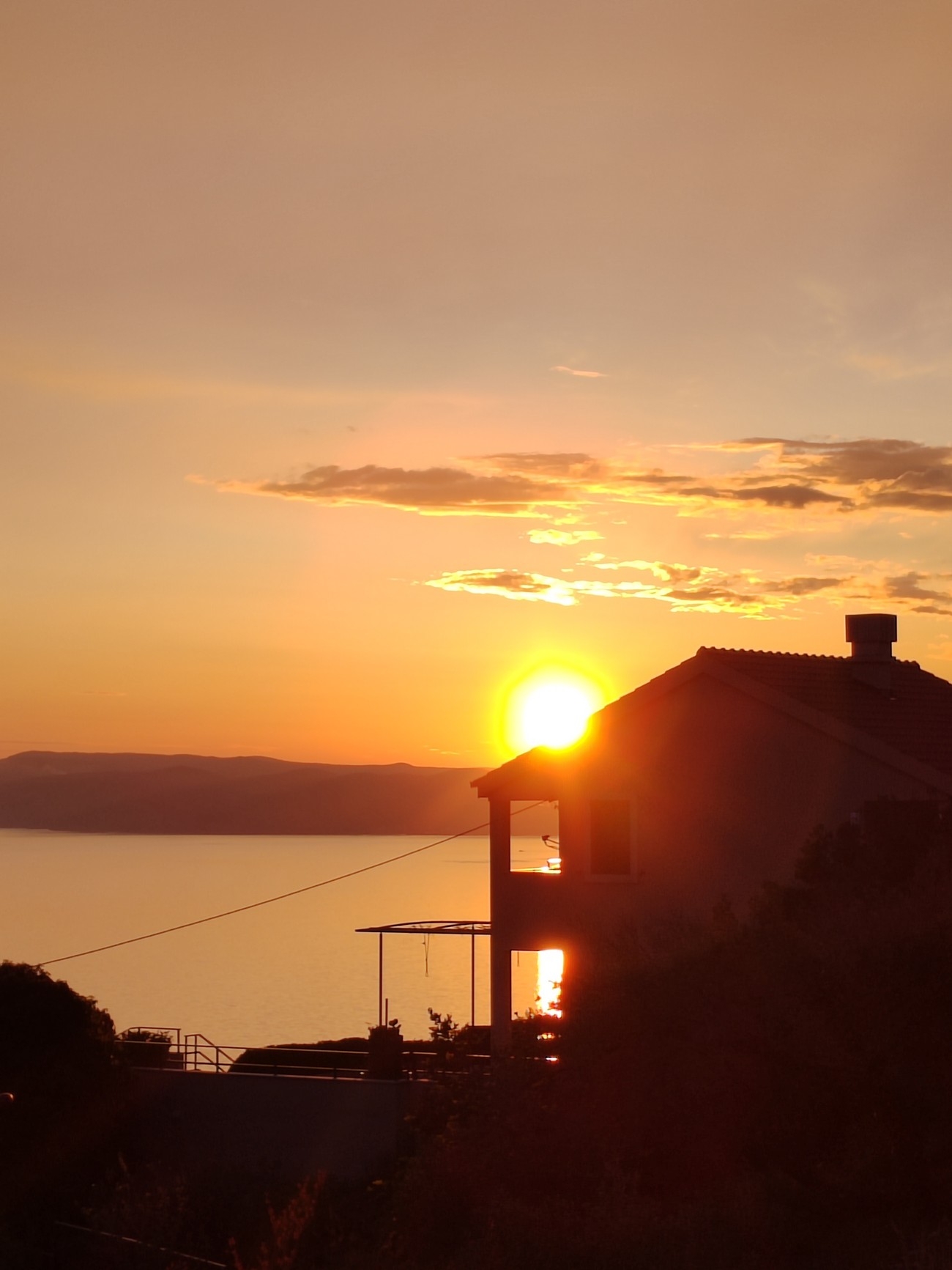 One bedroom house with terrace and sea view Gornja Podgora, Makarska  K