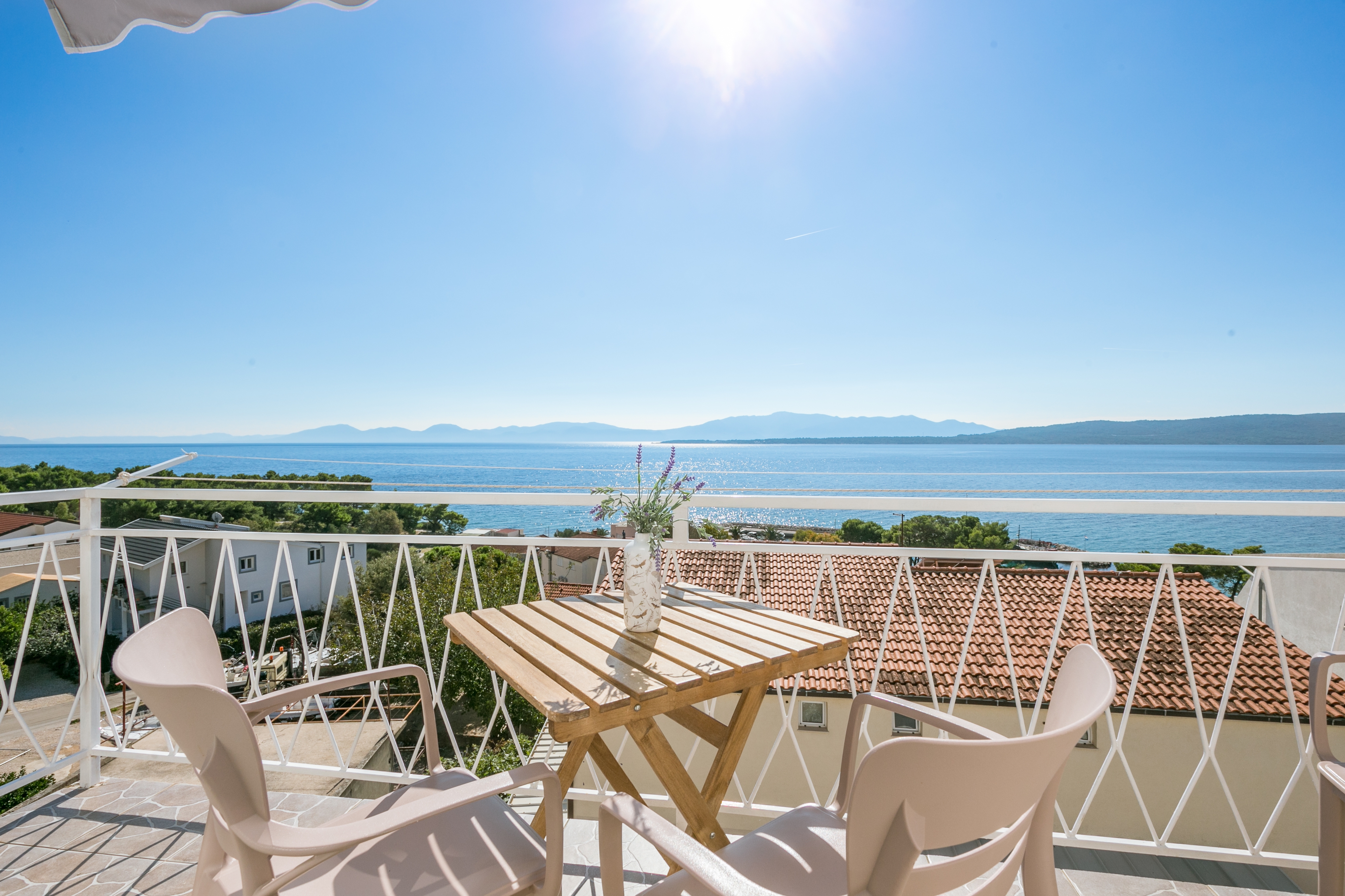 One bedroom apartment with balcony and sea view Živogošće - Blato, Makarska (A-22253-e)