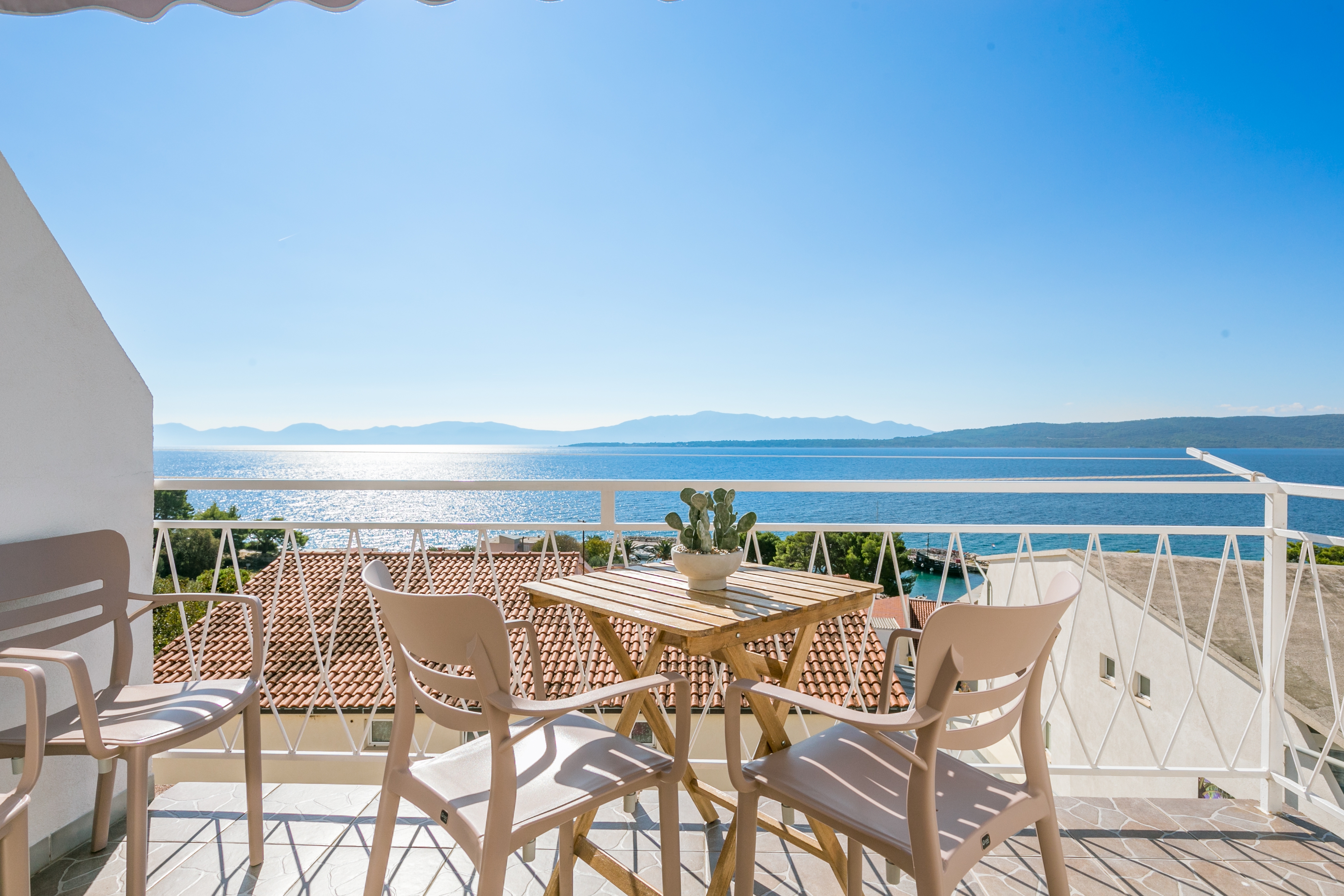One bedroom apartment with balcony and sea view Živogošće - Blato, Makarska  A-f