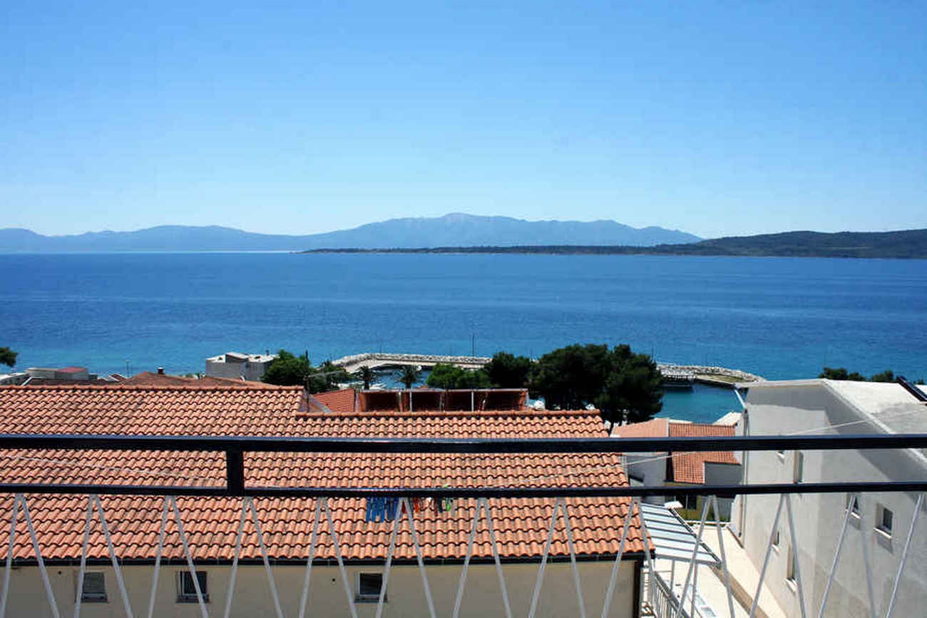 One bedroom apartment with balcony and sea view Živogošće - Blato, Makarska  A-f