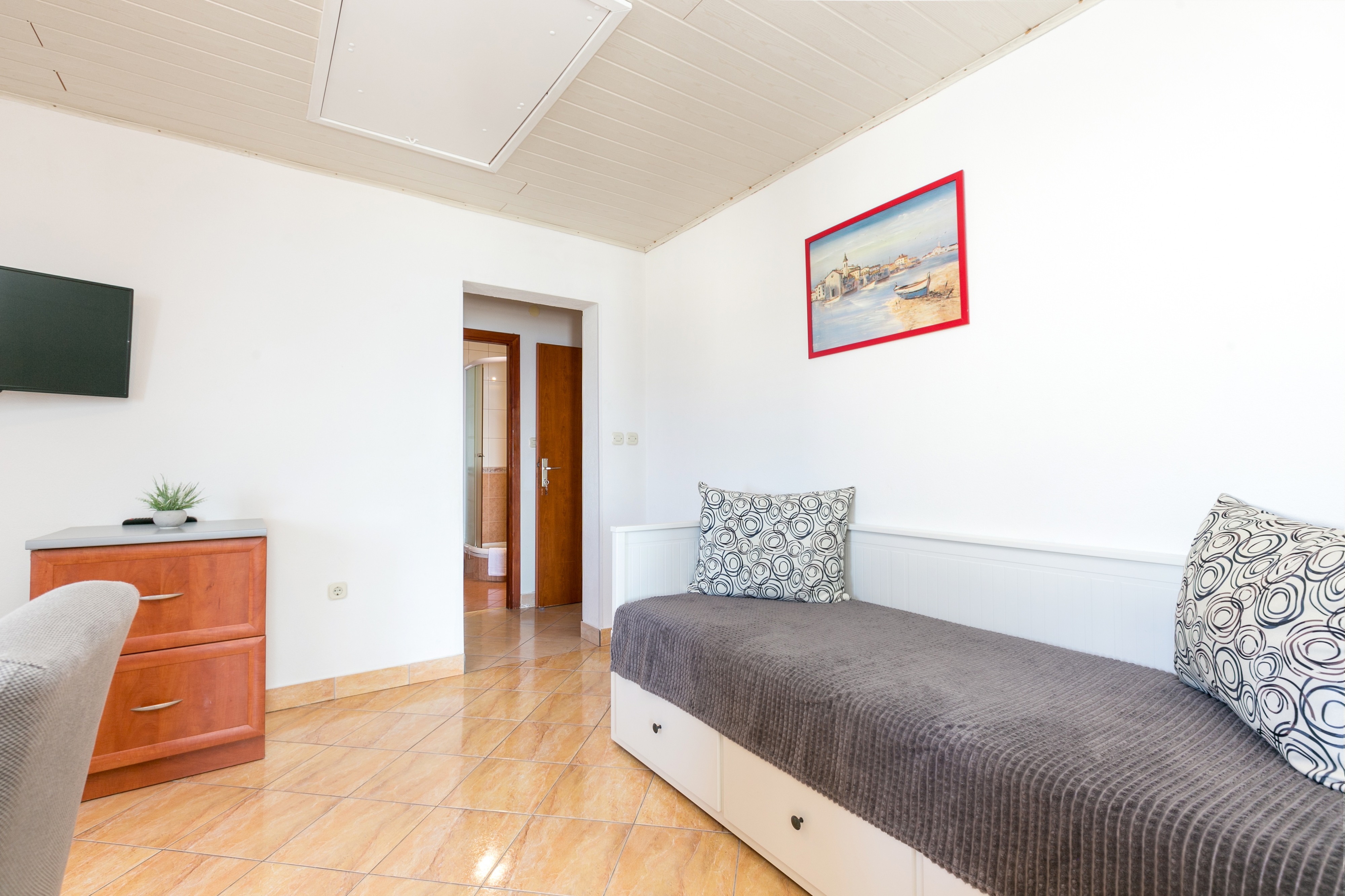 Two bedroom apartment with balcony and sea view Živogošće - Blato, Makarska (A-22253-f)