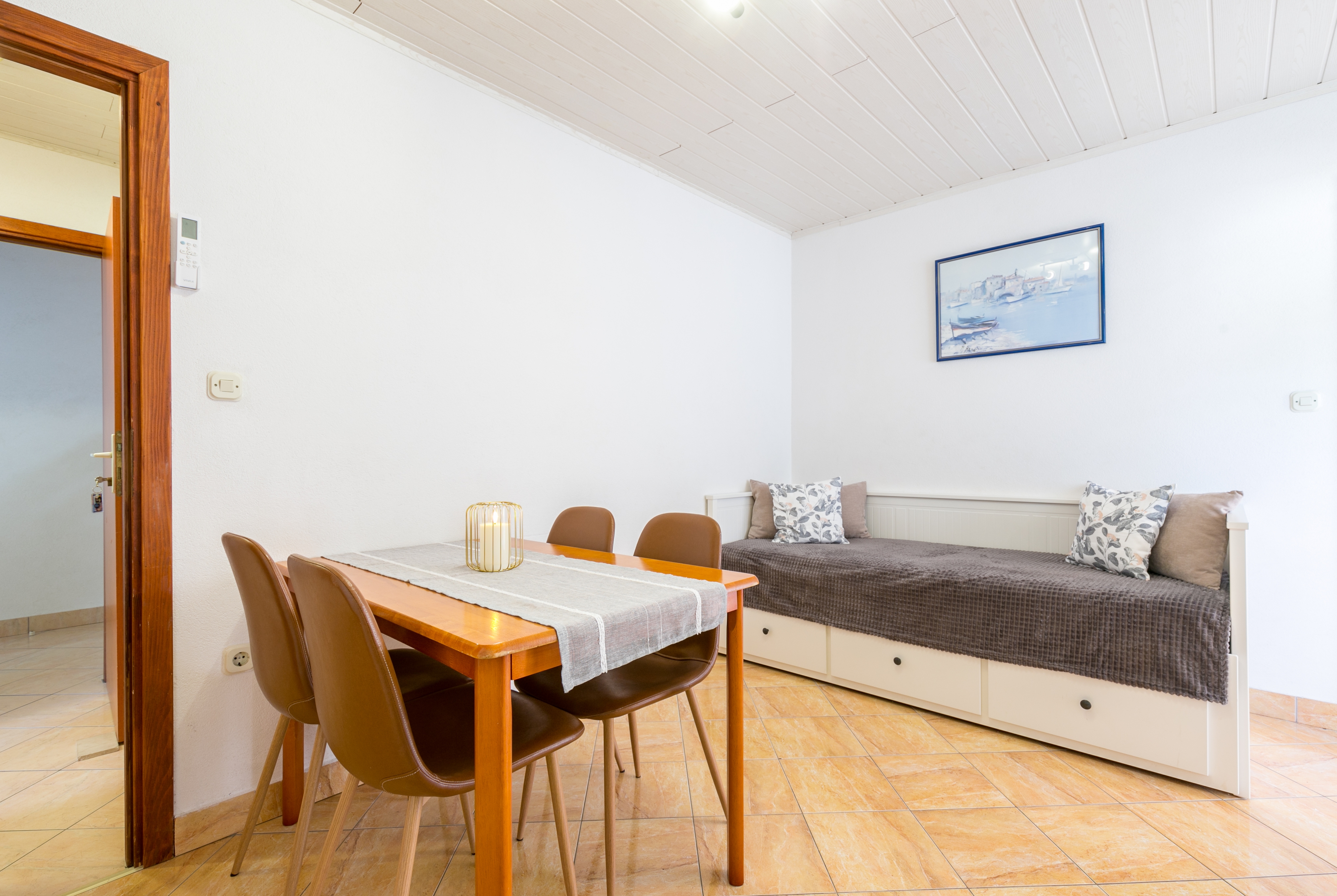 One bedroom apartment with terrace and sea view Živogošće - Blato, Makarska (A-22253-g)